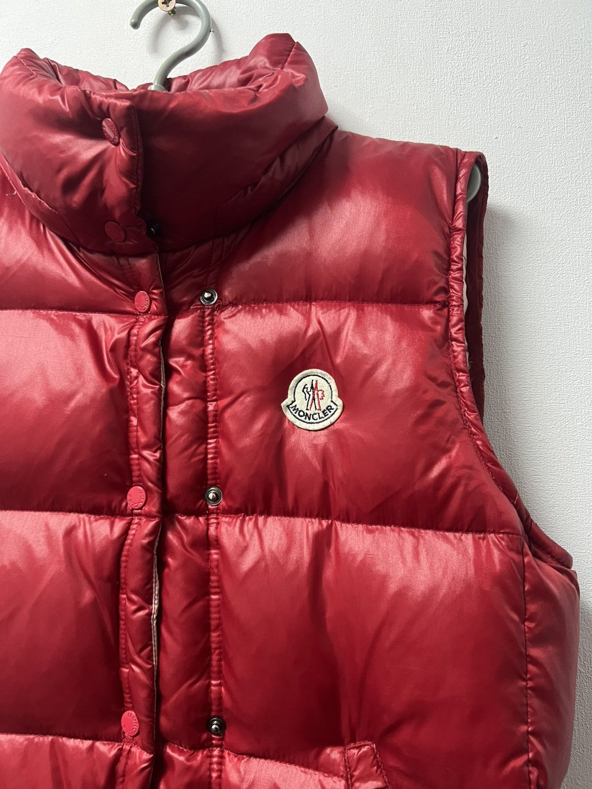 Moncler Moncler Red Puffer Vest Size XS / US 0-2 / IT 36-38 - 3 Thumbnail