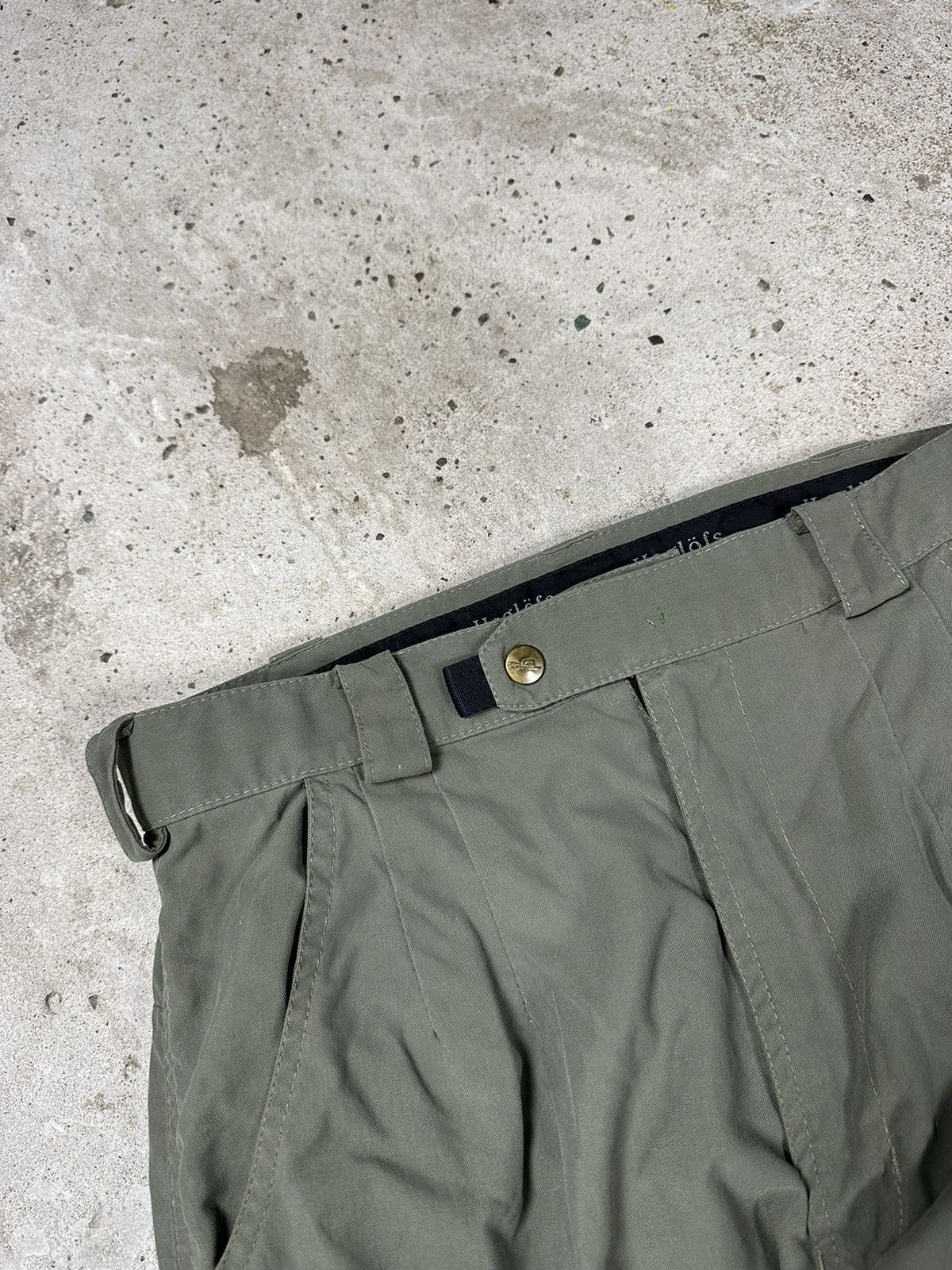 Haglofs × Vintage ‼️ Vintage 90s Haglofs Cargo Khaki Outdoor Hiking Pants Size US 30 / EU 46 - 7 Thumbnail