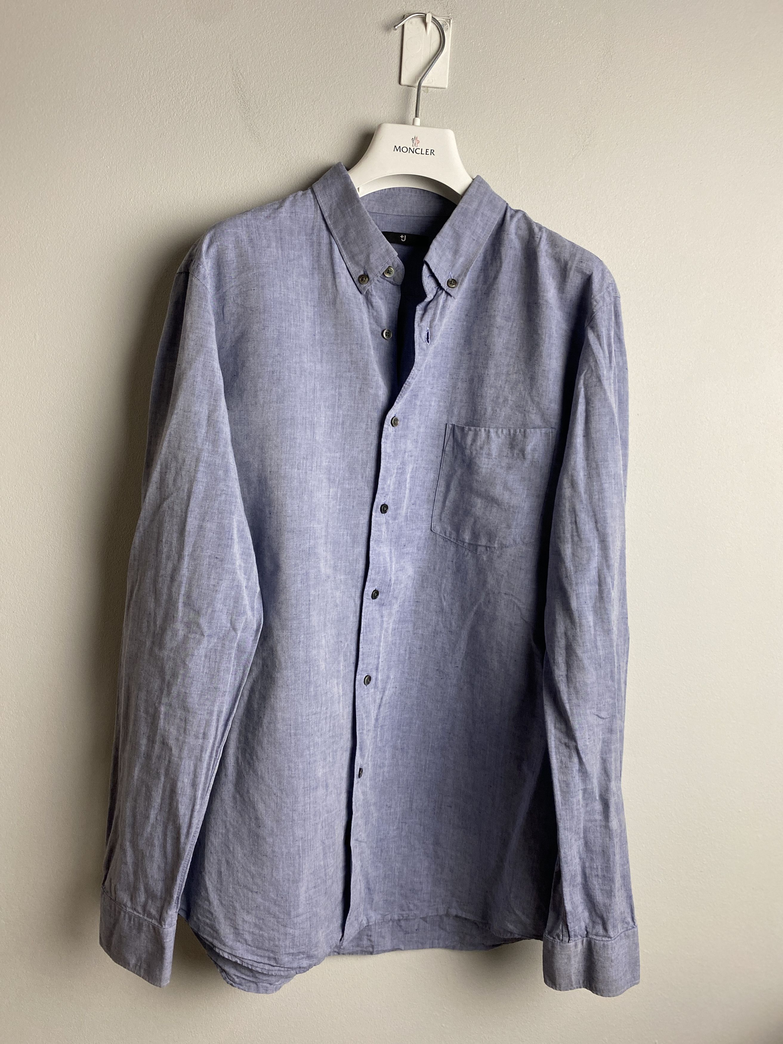 Jil Sander × Uniqlo J+ Uniqlo Jil Sander cotton linen shirt casual Size US L / EU 52-54 / 3 - 1 Thumbnail