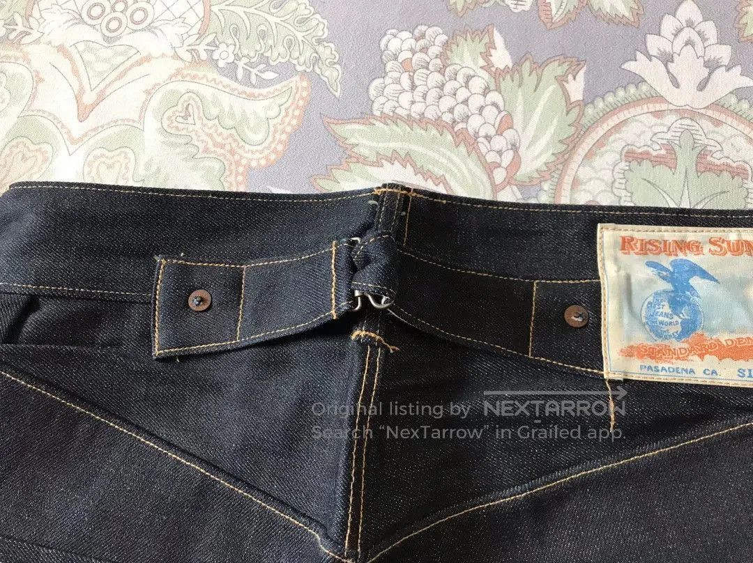 Rising Sun & Co. Rising Sun Yukon Parisian Button Jeans. Size US 30 / EU 46 - 6 Thumbnail