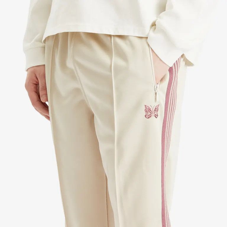 Needles Needles Poly Smooth Zipped Track Pant - Ivory - New w/ Tags Size US 32 / EU 48 - 5 Thumbnail