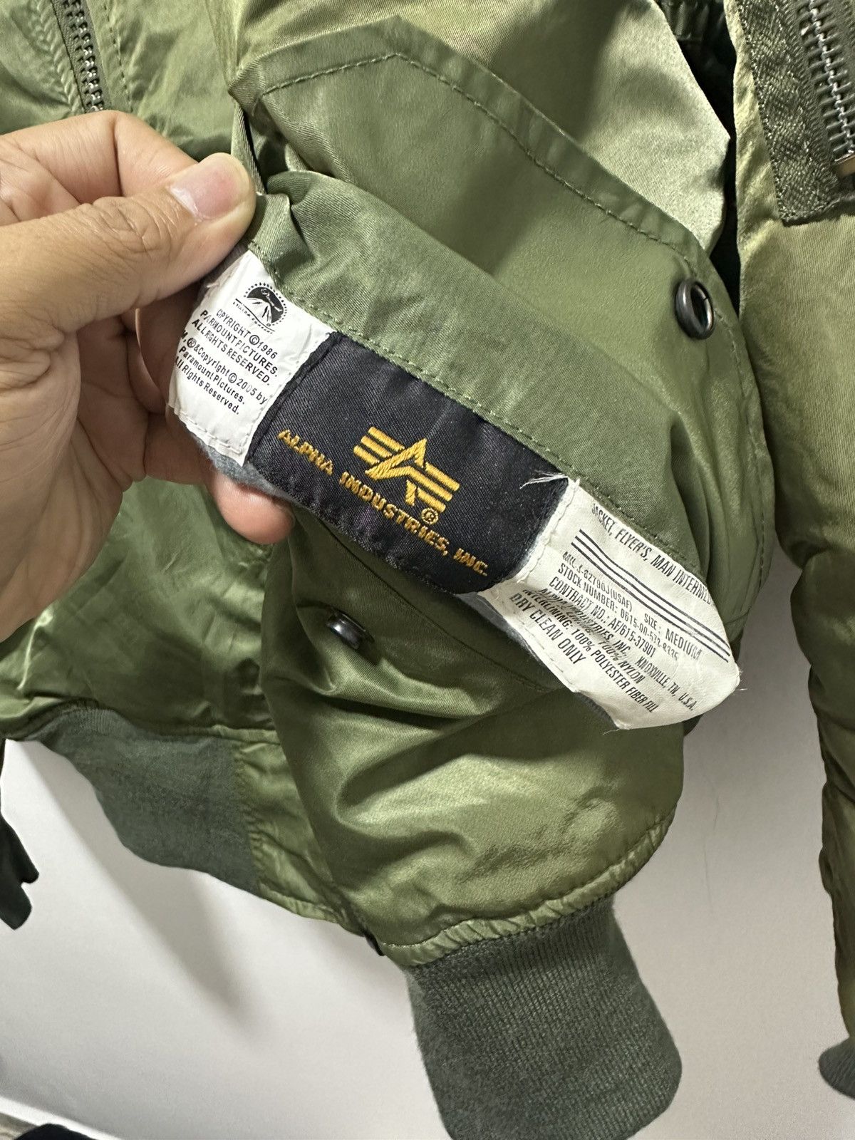 Alpha Industries VTG Alpha Industries X Paramount Picture MA-1 Flight Jacket Size US M / EU 48-50 / 2 - 5 Thumbnail