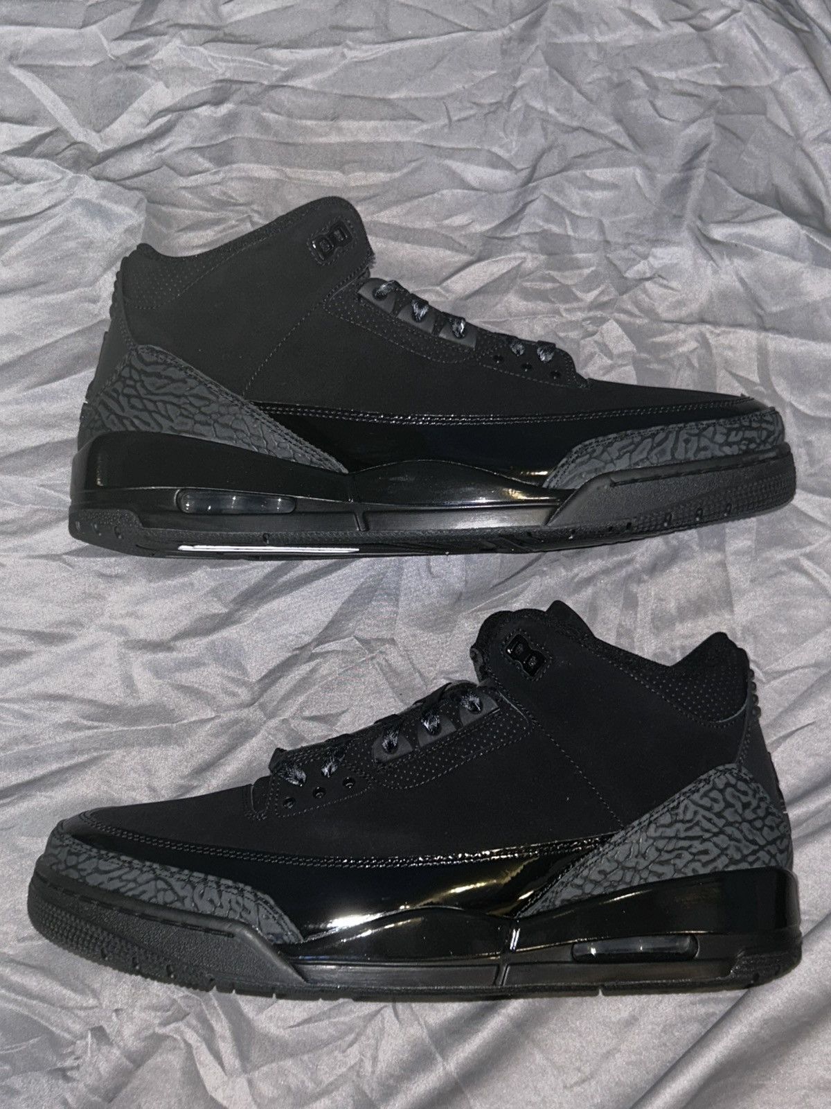 Nike AIR JORDAN 3 RETRO BLACK CAT SIZE 13 Size US 13 / EU 46 - 3 Thumbnail