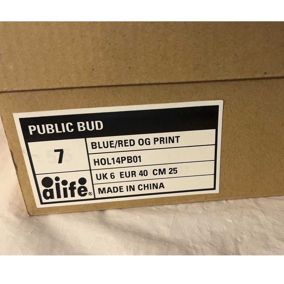 Budweiser Alife Budweiser Mens Size 7 Public Bud Canvas Sneakers Size US 7 / EU 40 - 3 Thumbnail