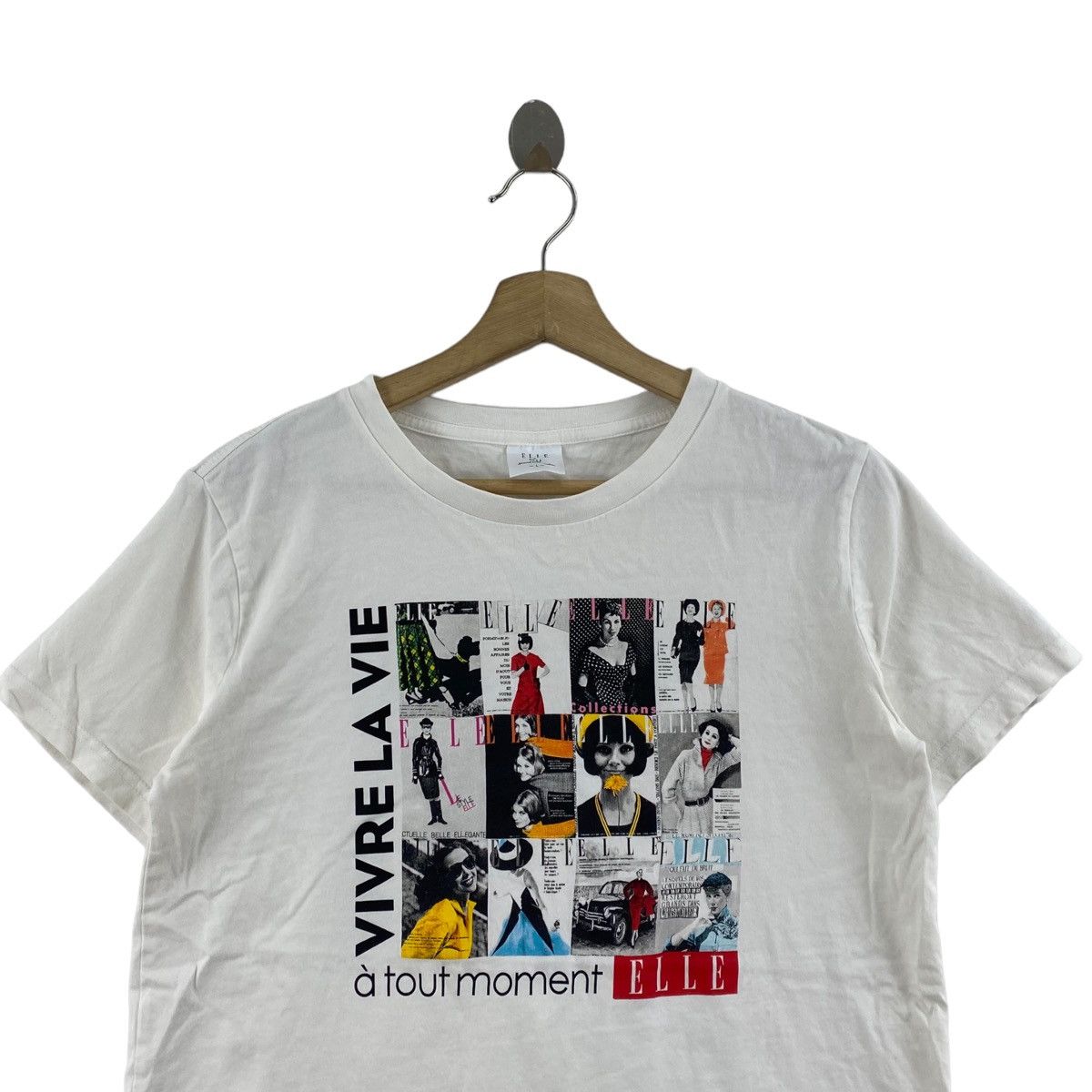 GU × Japanese Brand ELLE x GU Japanese Brand Special Collab Vivre La Vie Size L / US 10 / IT 46 - 2 Thumbnail
