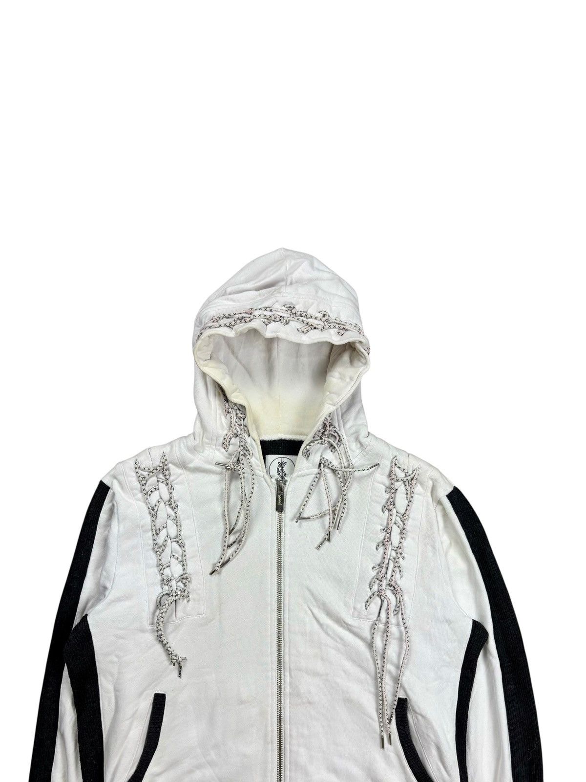 BUFFALO BOBS 2000s Xfrm - Multilace Vkei Style Zip Hoodie Size US M / EU 48-50 / 2 - 7 Thumbnail