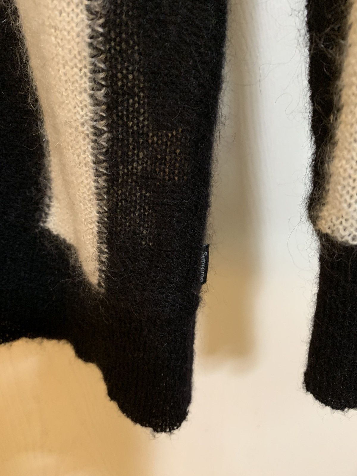 Supreme Supreme Striped Mohair Cardigan Size US M / EU 48-50 / 2 - 3 Thumbnail