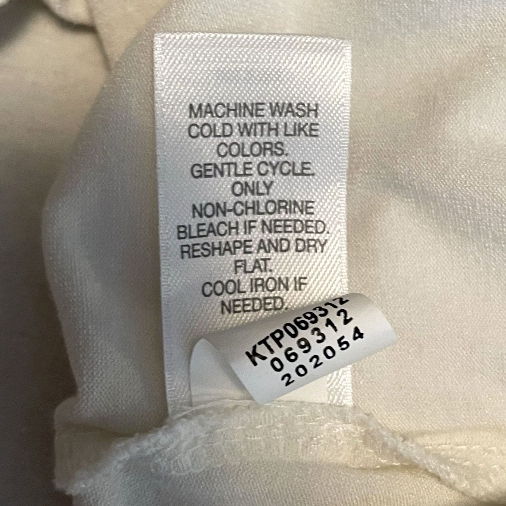 J. Jill J. Jill Ivory Top PL Women's 3/4 Sleeve Round Neck Casual Tunic Knit Stretch Jersey Size L / US 10 / IT 46 - 6 Thumbnail