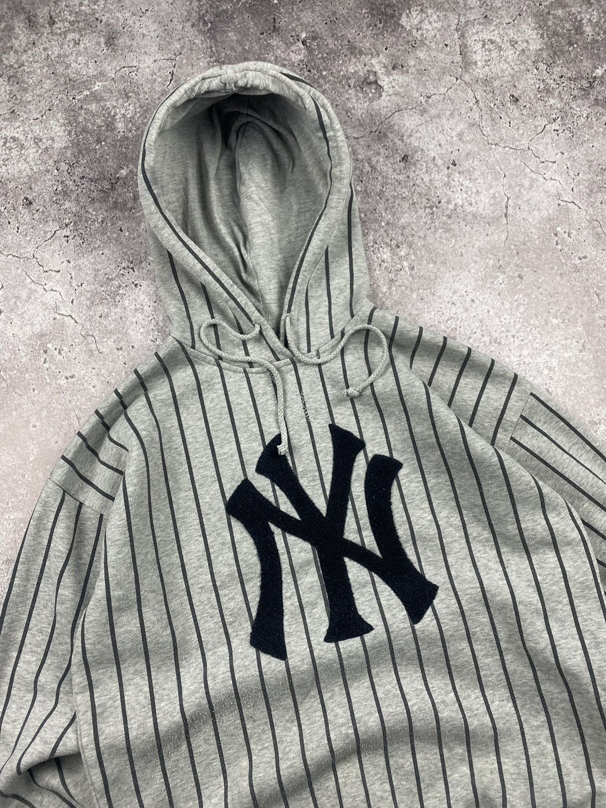 Majestic × Vintage Yankees Majestic vintage striped box logo hoodie New York Size US S / EU 44-46 / 1 - 3 Thumbnail
