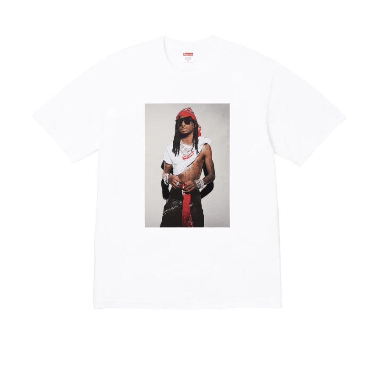 Supreme x Playboi carti white photo tee