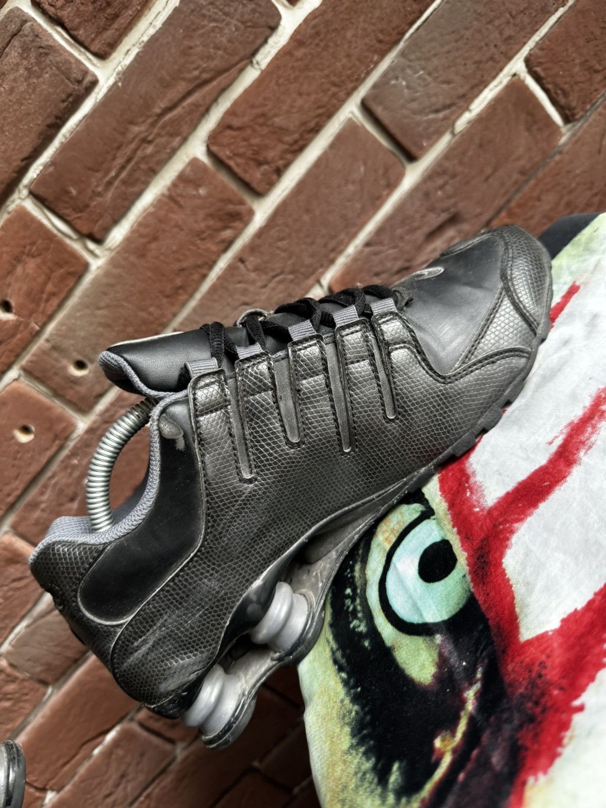 Nike 2014 Y2k Woman Nike Shox Low Sneakers Black Drip Streetwear Size US 9 / IT 39 - 8 Thumbnail