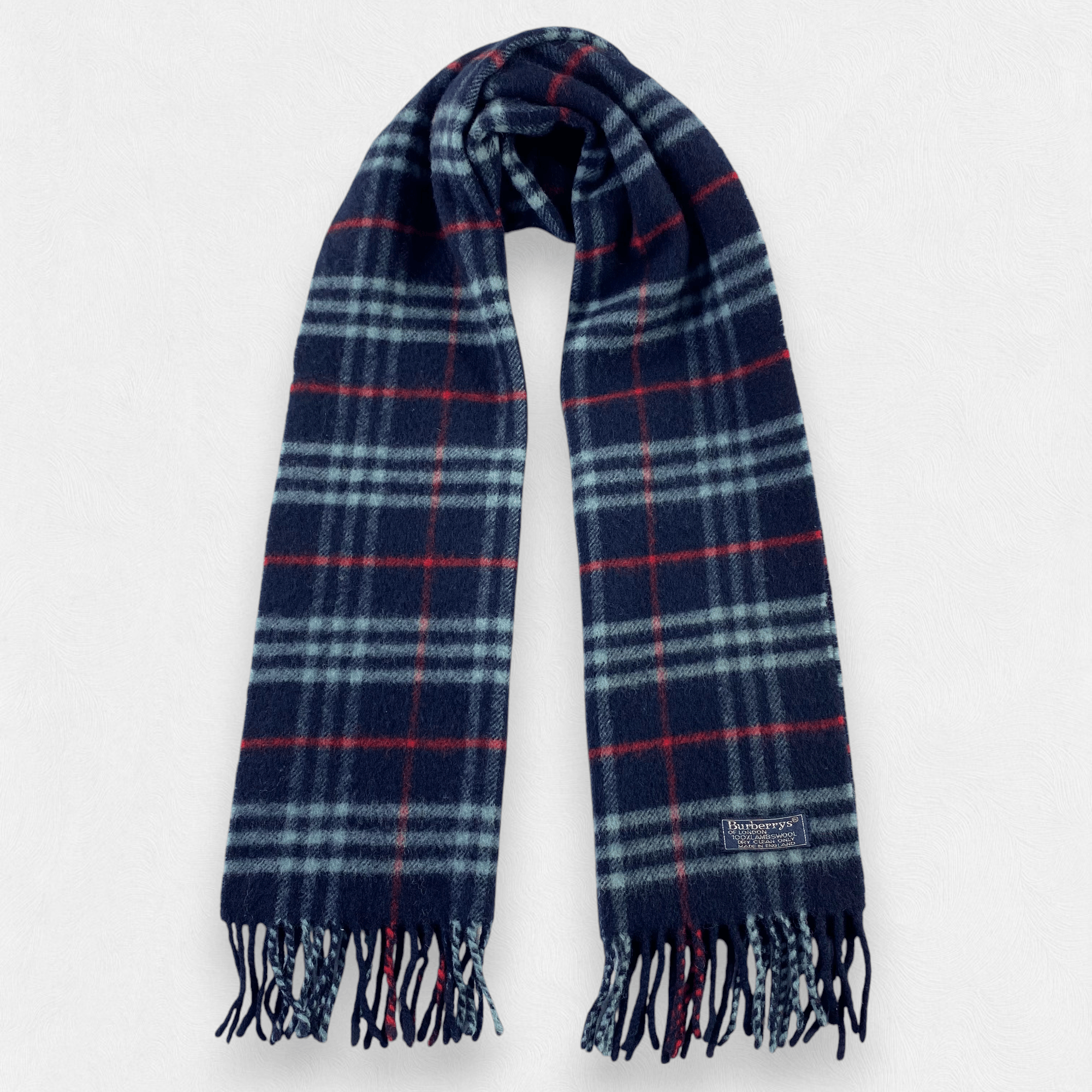 Burberry × Vintage Burberry Scarf Neck Wrap Wool Muffler Size ONE SIZE - 1 Thumbnail