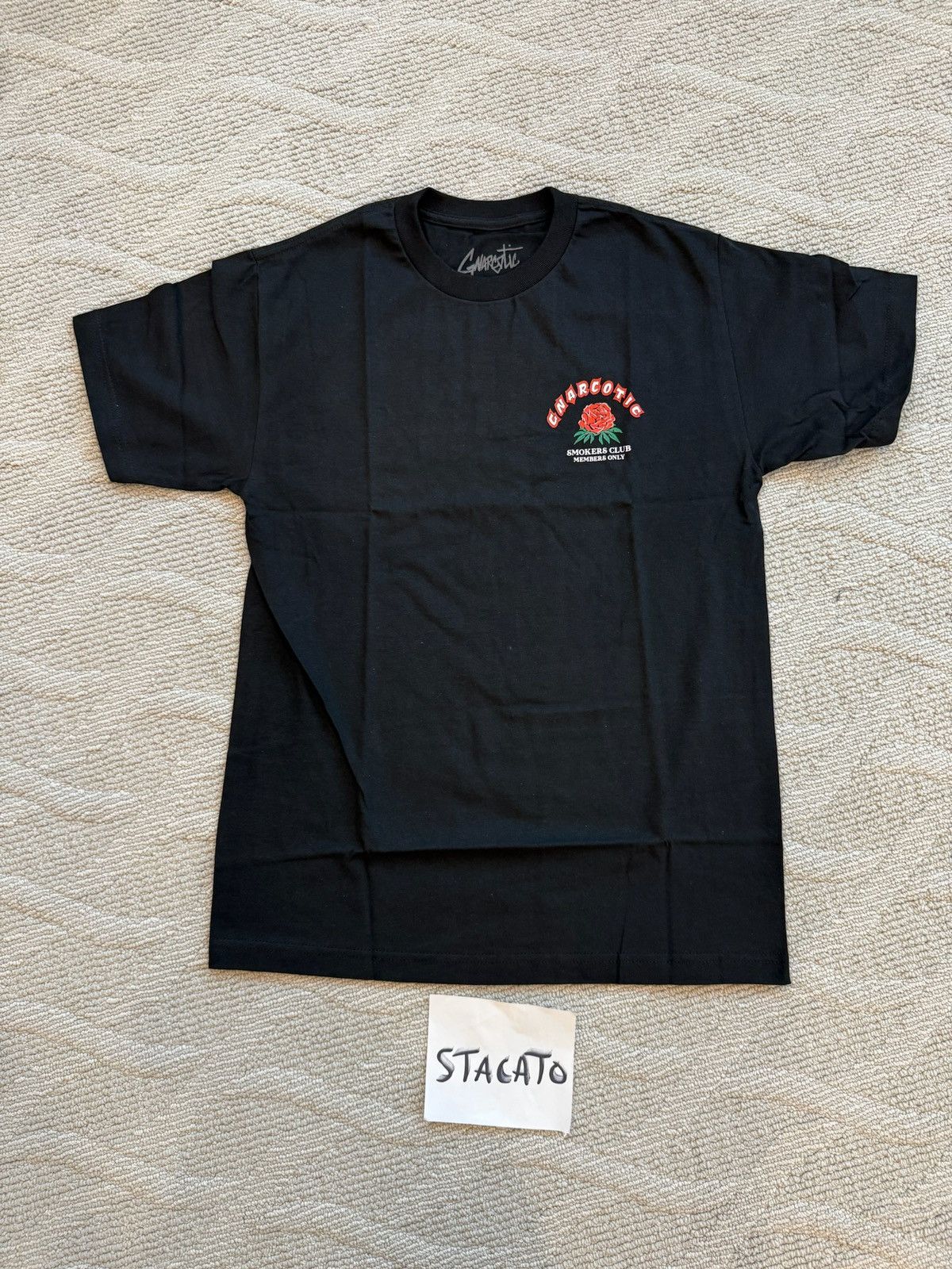 Gnarcotic Gnarcotic Lil Gnar Smokers Club Black T-Shirt Medium Size US M / EU 48-50 / 2 - 1 Thumbnail