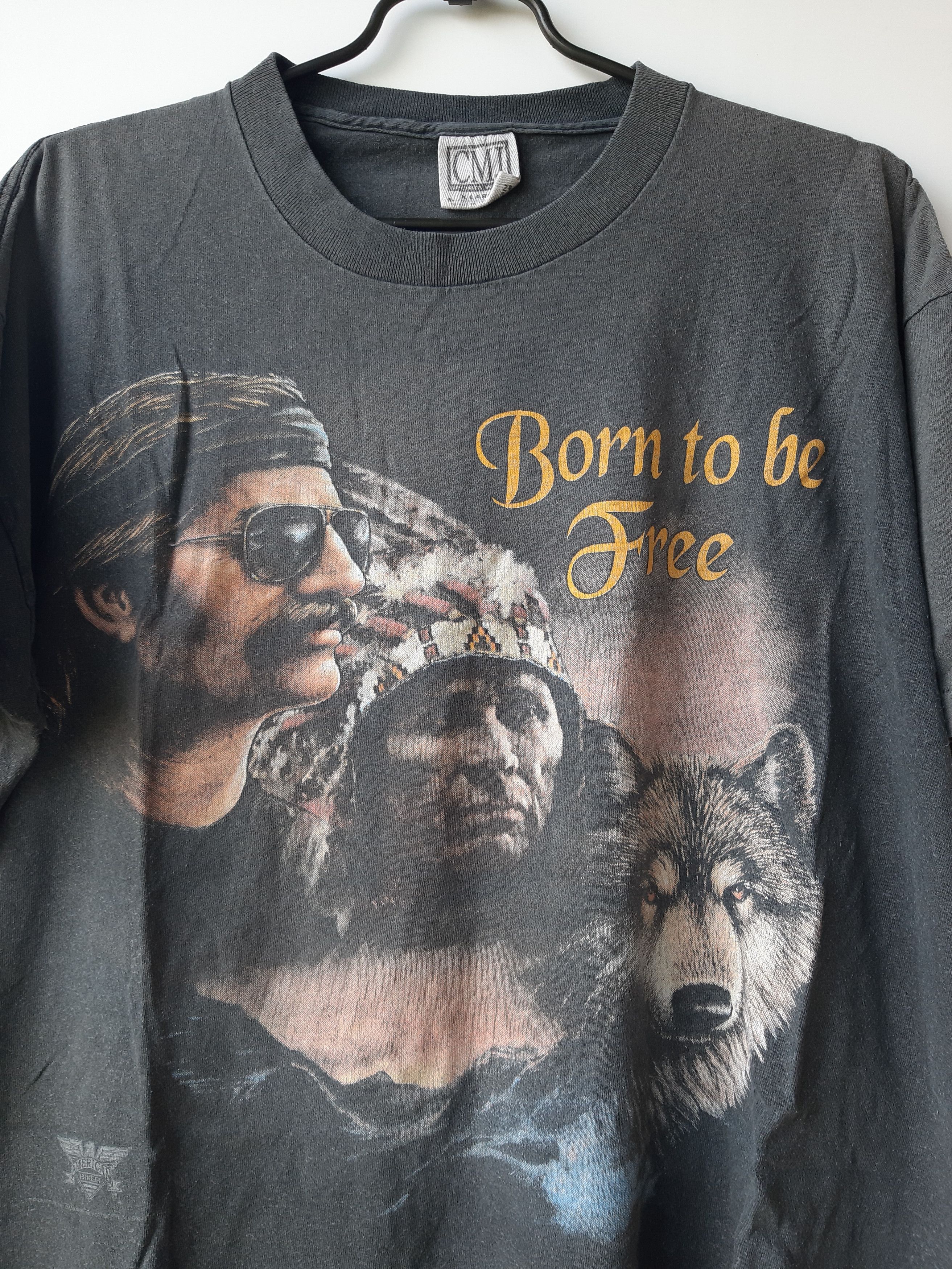 Vintage Vintage American Biker 3D Emblem CMJ 1993 - 1731 T Shirt Size US XL / EU 56 / 4 - 3 Thumbnail