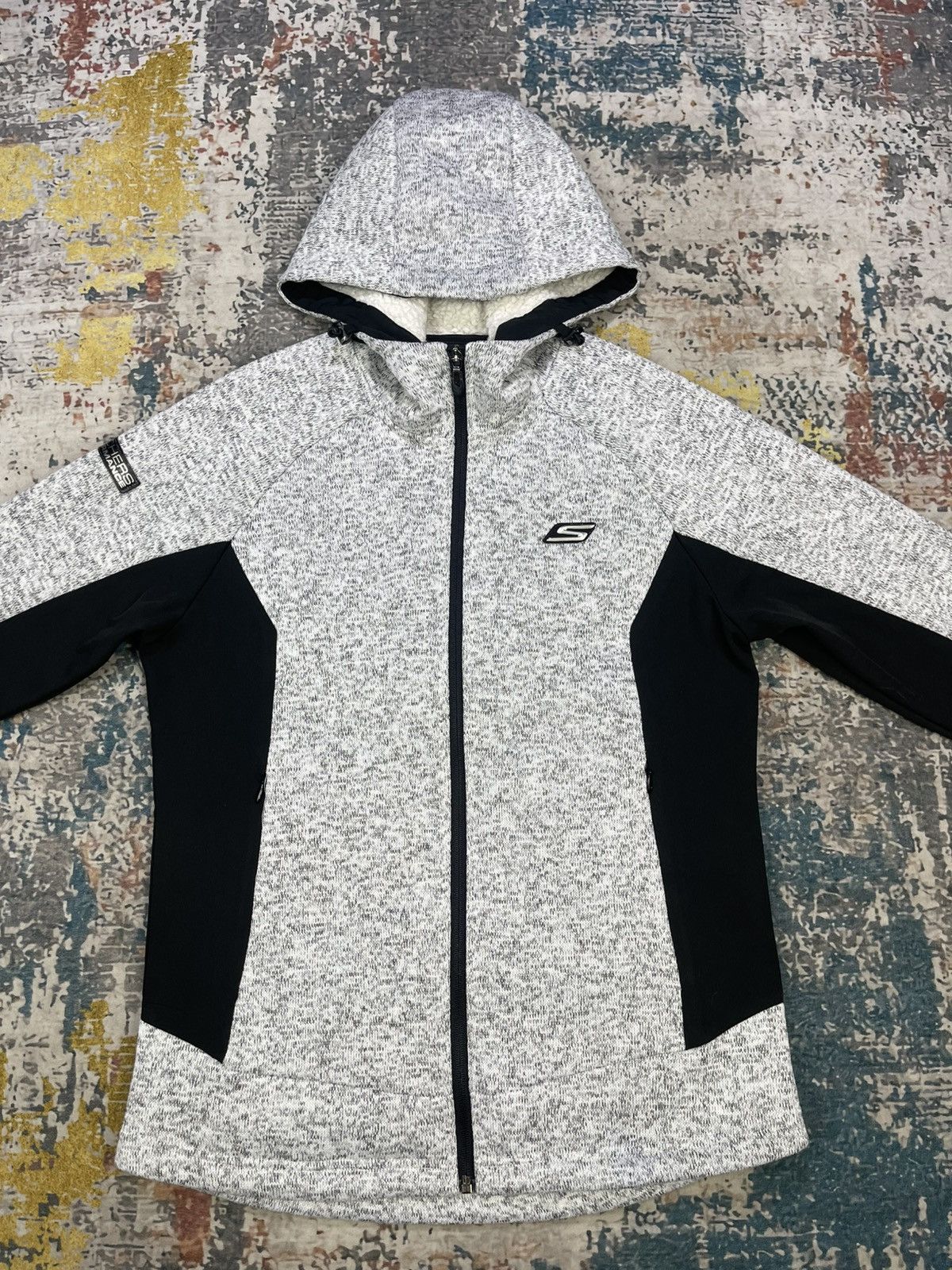 SKECHERS Skechers Sherpa Fleece Zip-Up Hoodies Size M / US 6-8 / IT 42-44 - 5 Thumbnail