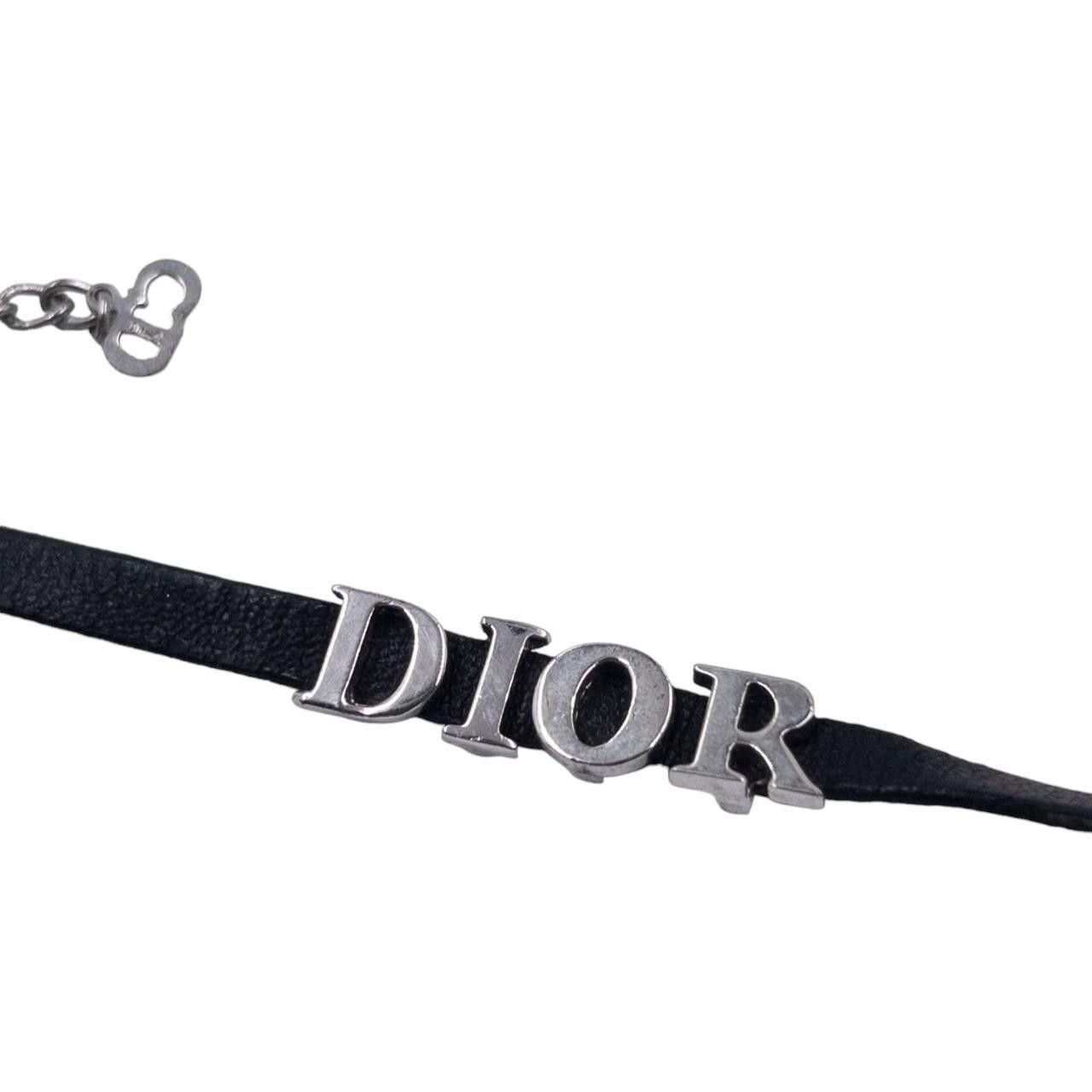 Dior Vintage Dior Leather Strap Bracelet Size ONE SIZE - 1 Thumbnail