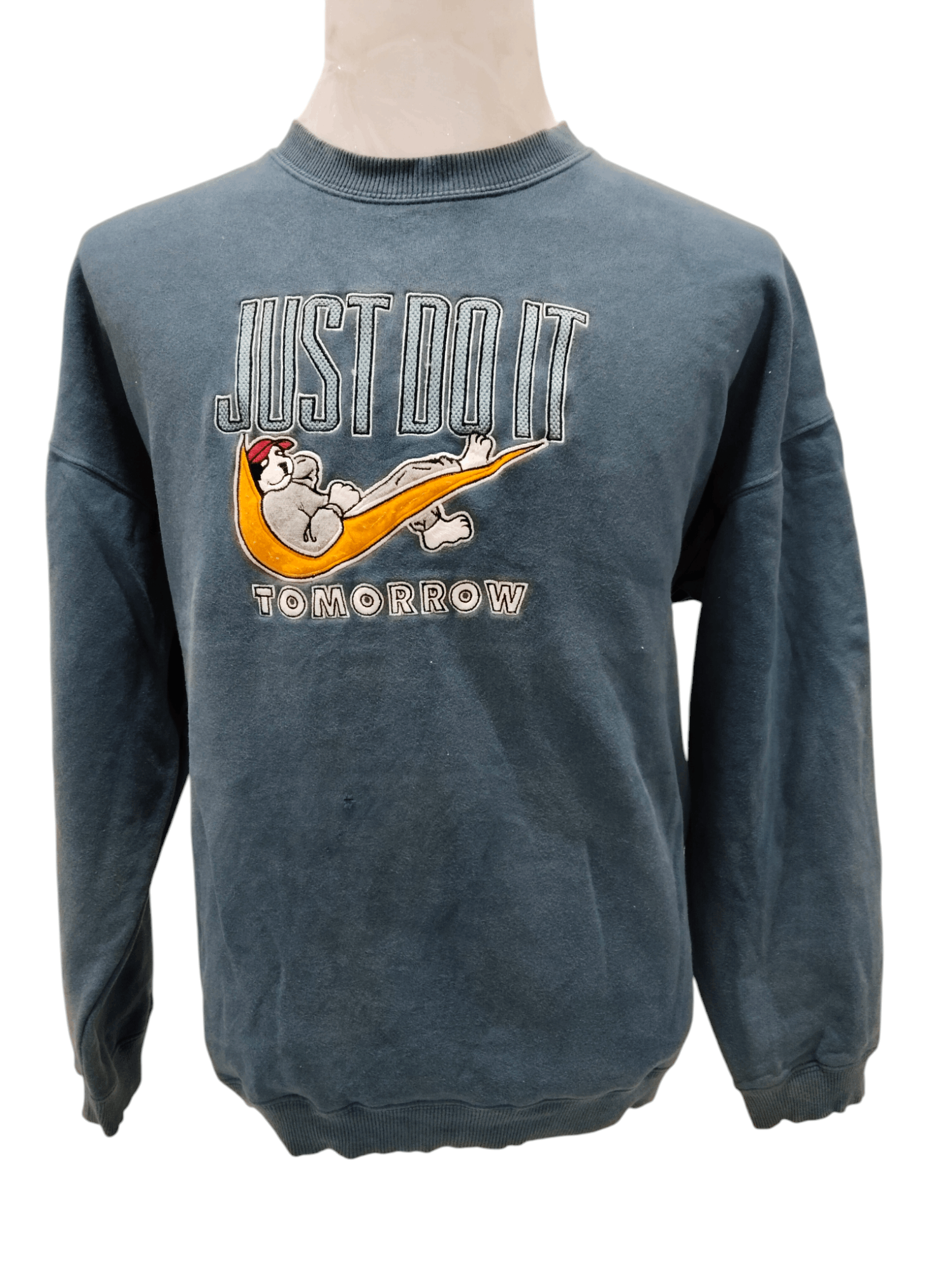 Nike × THE H.W.DOG&CO. × Vintage Vintage Nike Just Do it X Big Dog Big Logo Sweatshirt Size US XL / EU 56 / 4 - 1 Thumbnail