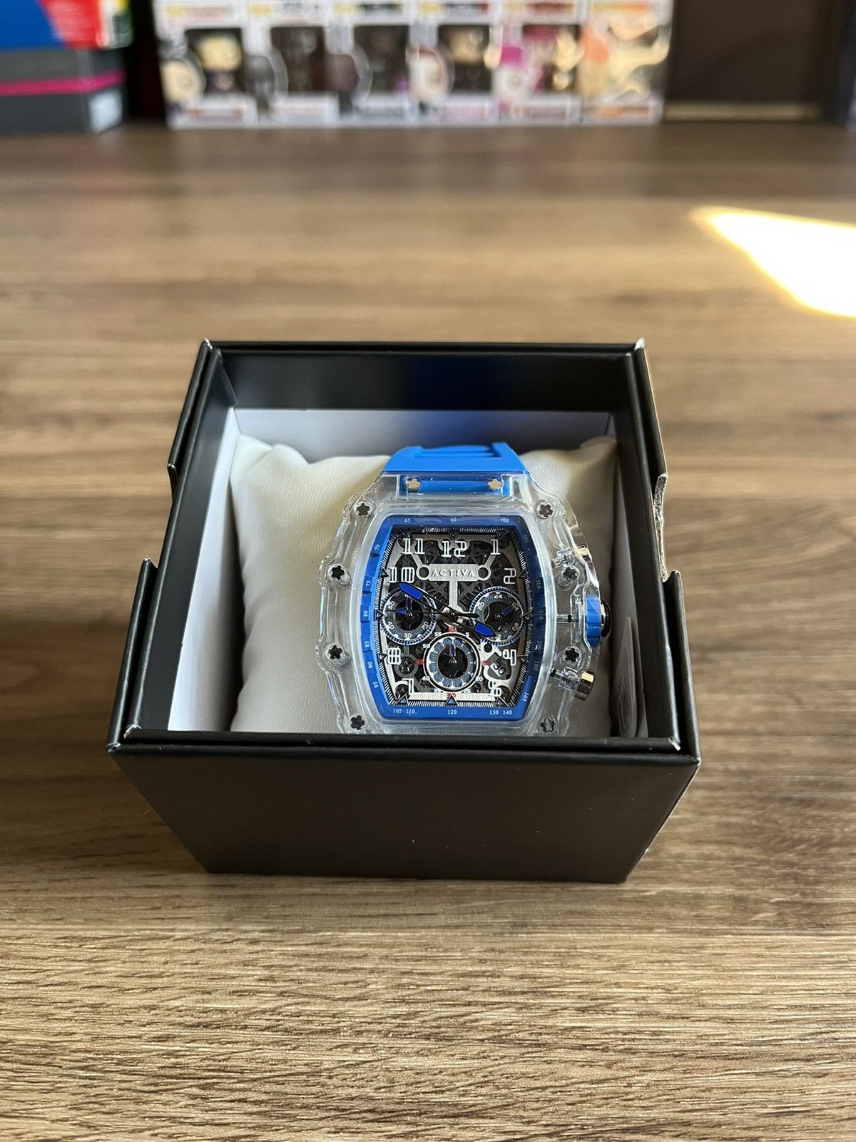 Invicta Activa Invicta Men's Watch w/ Skeleton Dial - 44.3mm, Blue Size ONE SIZE - 4 Thumbnail