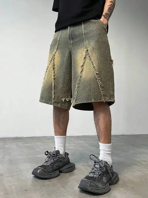 Other Hirota x Gotoh Washed Y2k Shorts Jorts Opium Denim Size US 32 / EU 48 - 7 Thumbnail