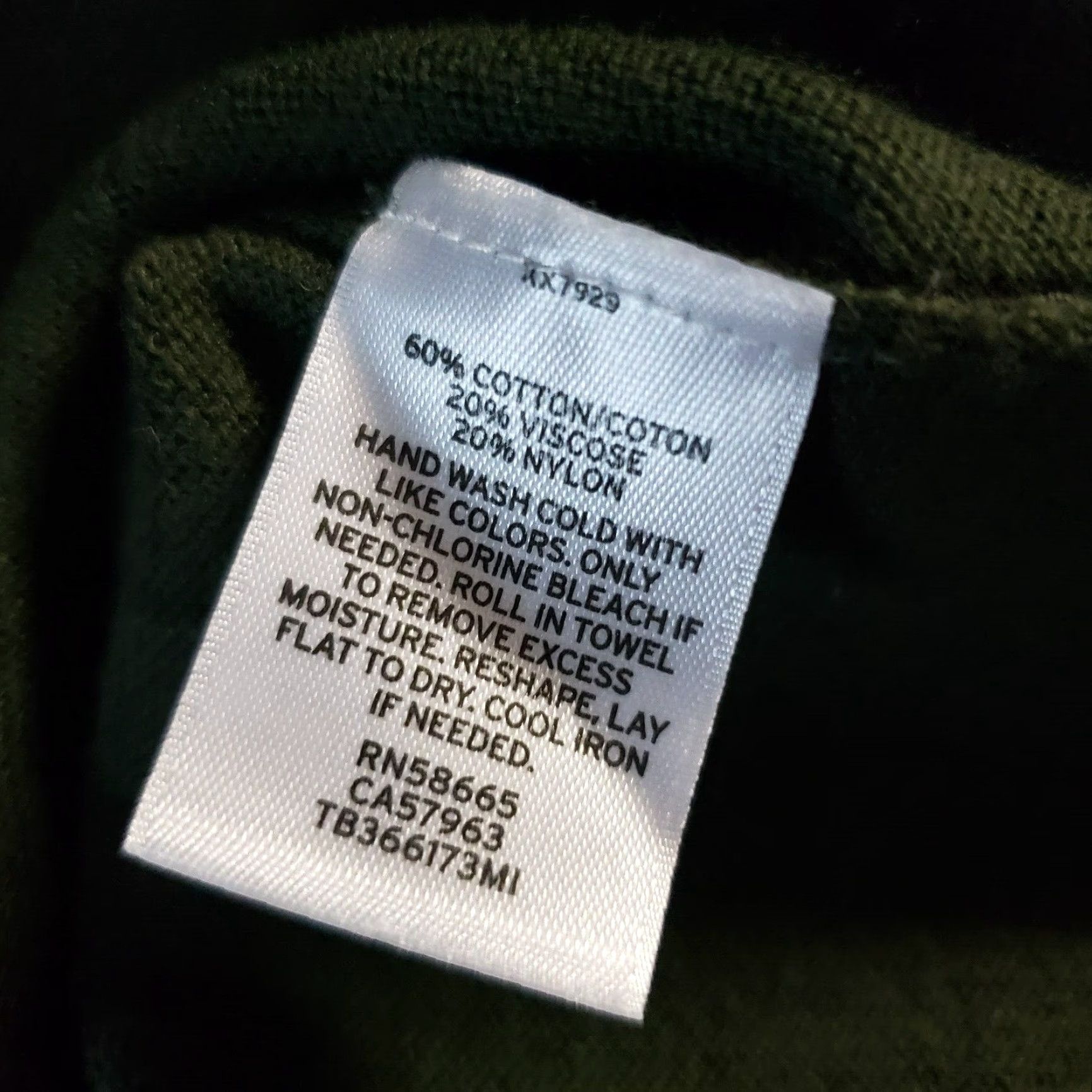 Treasure & Bond Treasure & Bond Womens Sweater Small Green Bell Sleeve V-Neck Cotton Blend Pullover Shirts Size S / US 4 / IT 40 - 5 Thumbnail