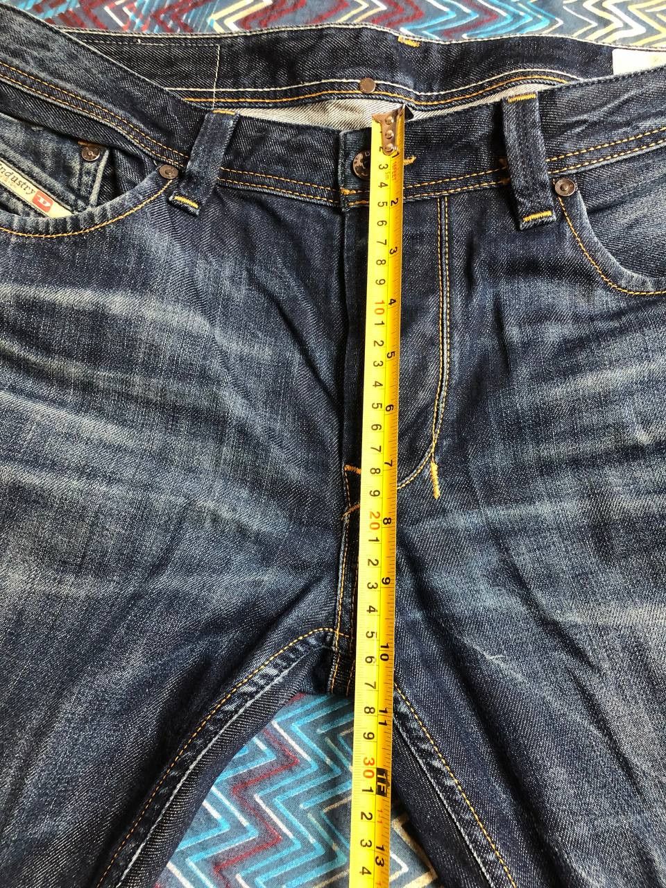 Diesel × Vintage Vintage Diesel 90’s Y2K Style Baggy Wide Denim Jeans Pants Size US 34 / EU 50 - 8 Thumbnail