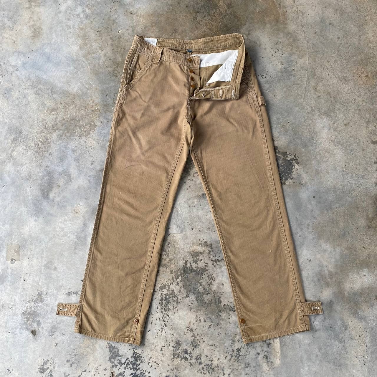 Polo Ralph Lauren VINTAGE POLO RALPH LAUREN CARPENTER MILITARY CARGO PANT Size US 34 / EU 50 - 7 Thumbnail