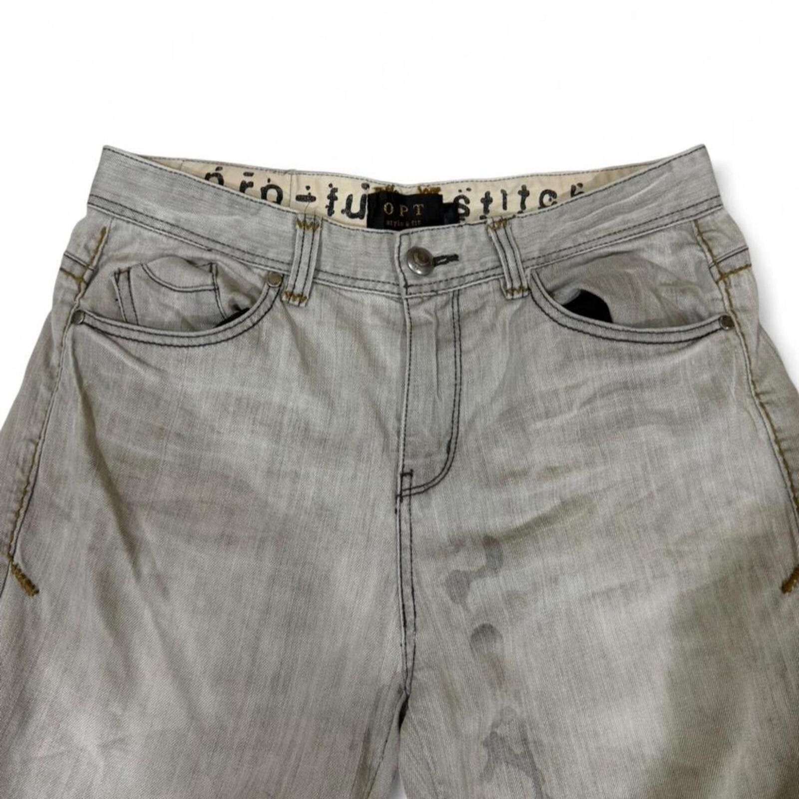 Other OPT denim jeans with gold embroidery Size 31" - 6 Thumbnail