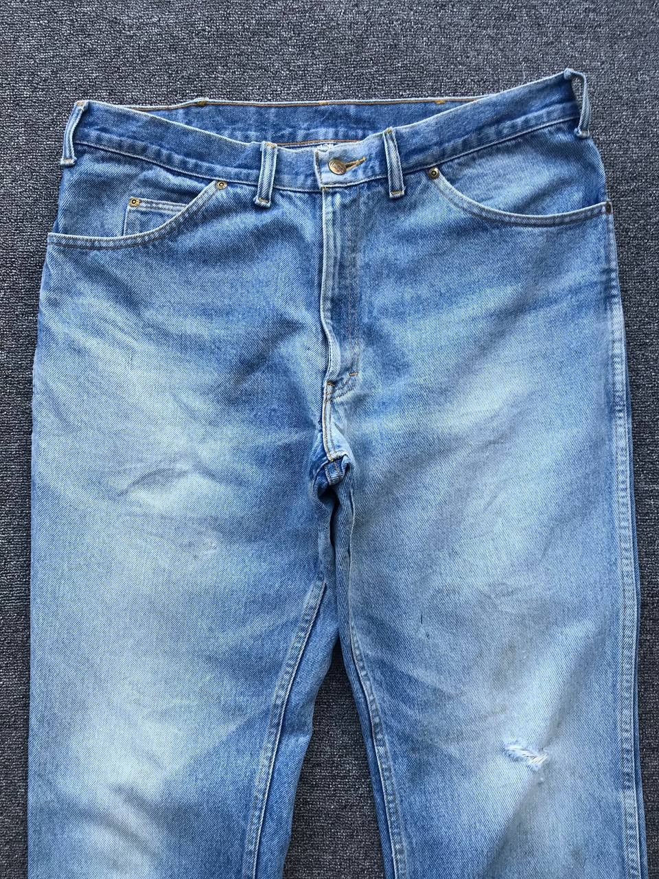 Lee VINTAGE 80S LEE LIGHTWASH DISTRESSED JEAN W34X30 Size US 34 / EU 50 - 3 Thumbnail