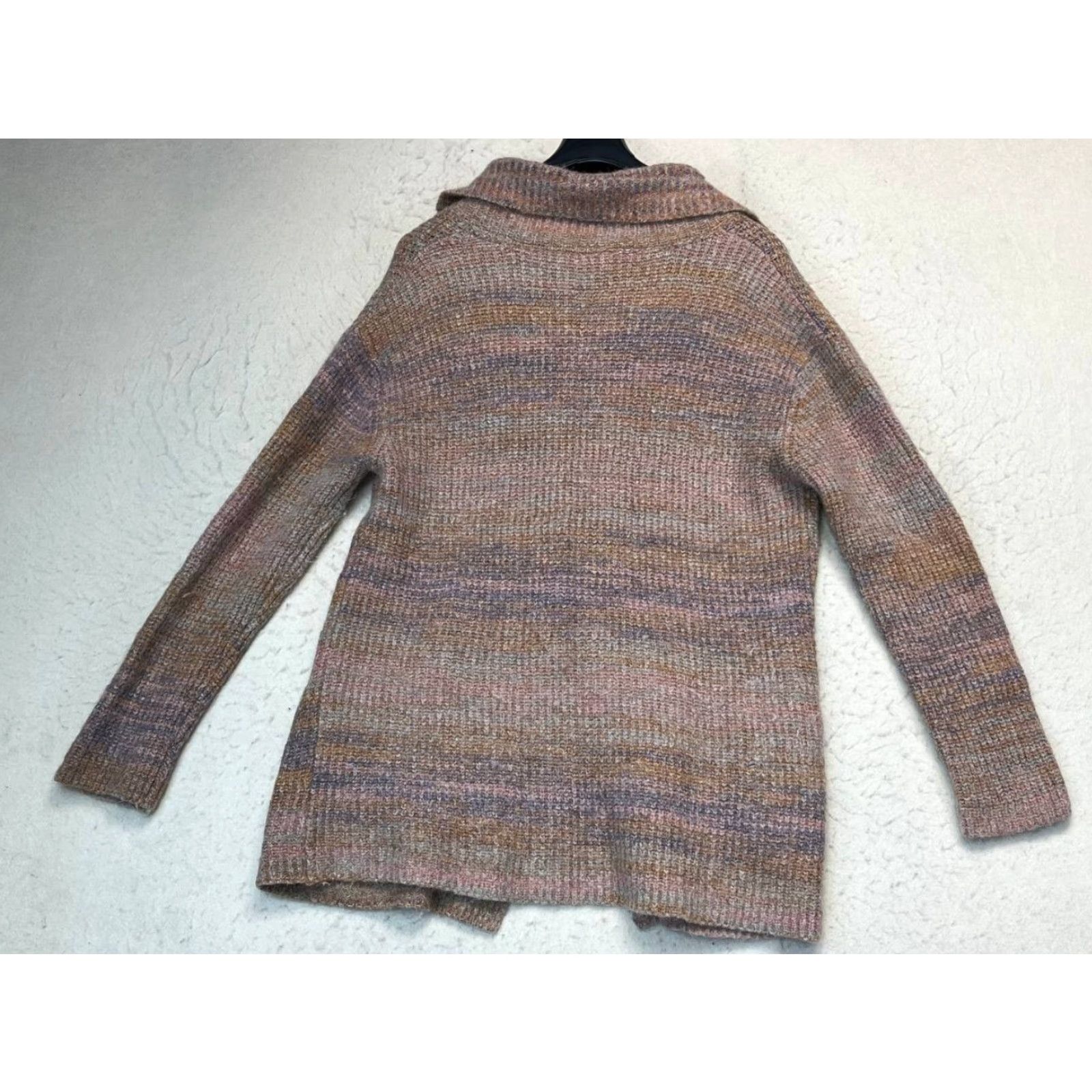 Anthropologie Maeve By Anthropologie Wool Blend Knit Open Cardigan Women's Size Medium Beige Solid Long Sleeve Size XS / US 0-2 / IT 36-38 - 2 Thumbnail