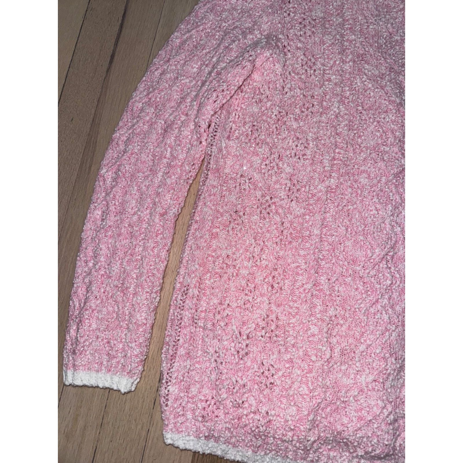 Chanel Chanel 24P Pink White Knit Boucle CC Logo Button Long Size XS / US 0-2 / IT 36-38 - 16 Thumbnail