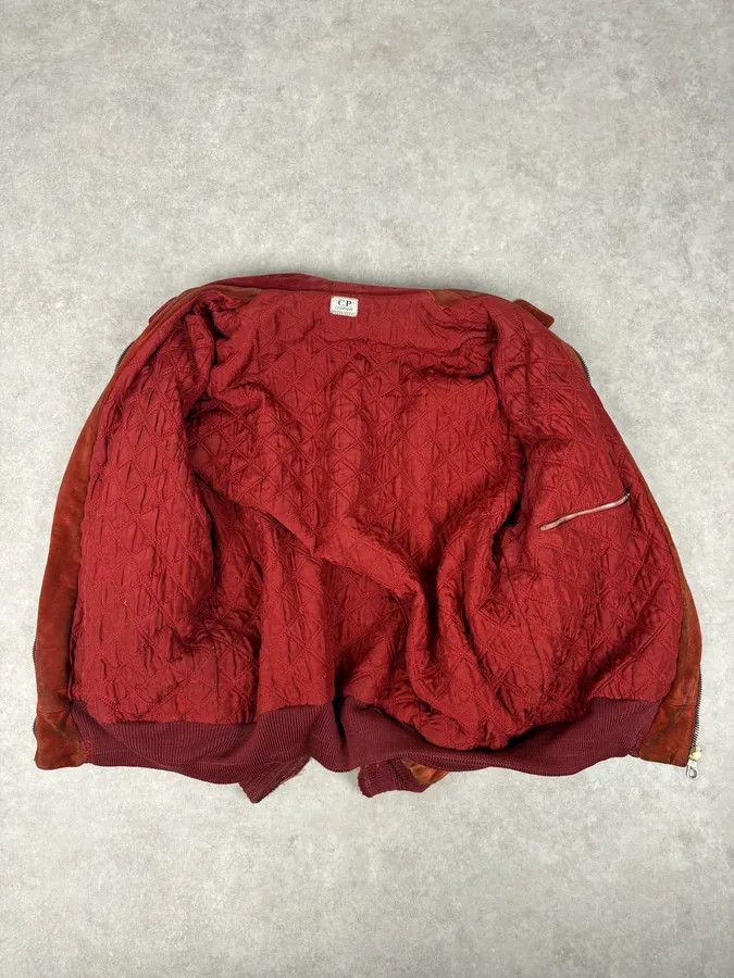 C.P. Company 1990s CP Company Red Suede Leather Jacket Size US M / EU 48-50 / 2 - 10 Thumbnail