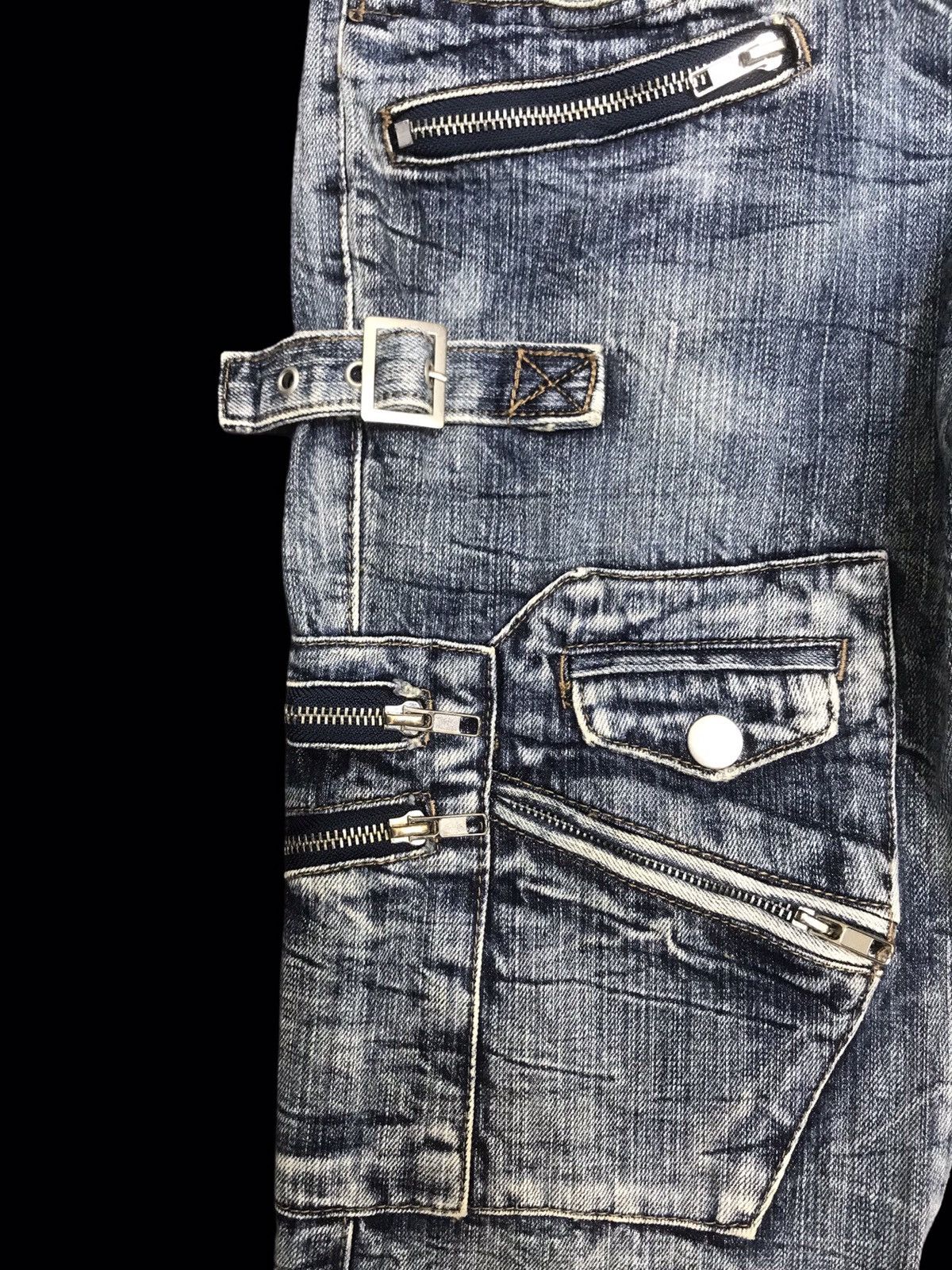 Seditionaries × semanticdesign 💥FLARE💥semantic design SICK FLARE MULTIPOCKETS DENIM F214 Size US 32 / EU 48 - 10 Thumbnail