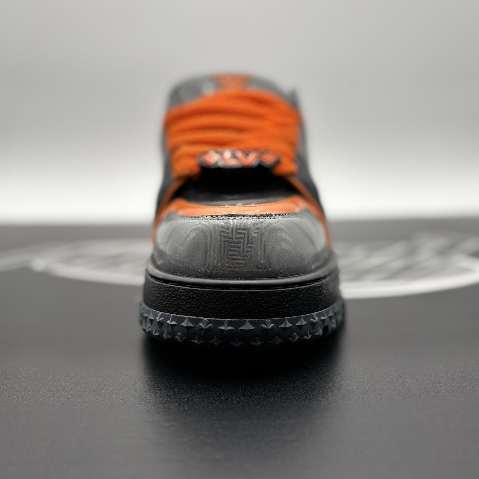 Louis Vuitton 11-11.5 Louis Vuitton Maxi ' Black, Orange ' | SUPER CLEAN! Size US 11.5 / EU 44-45 - 15 Thumbnail