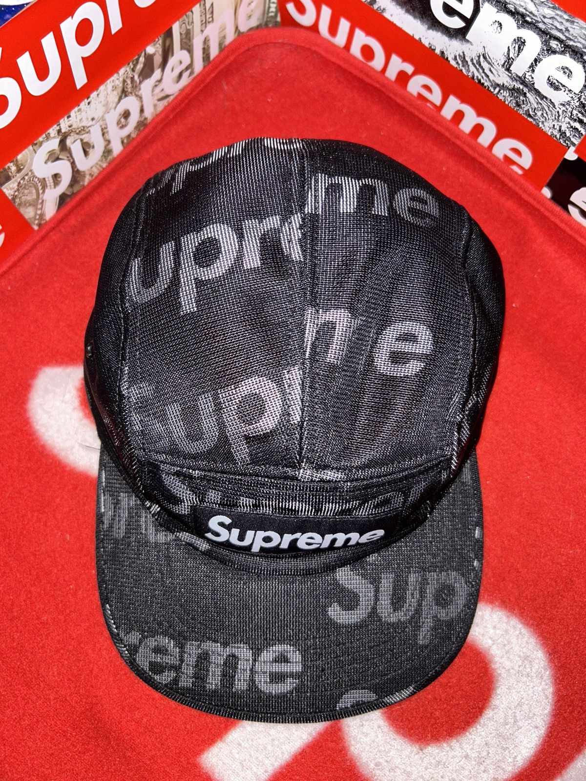 Supreme Supreme Lenticular Logo Camp Cap Black SS19 Size ONE SIZE - 2 Thumbnail