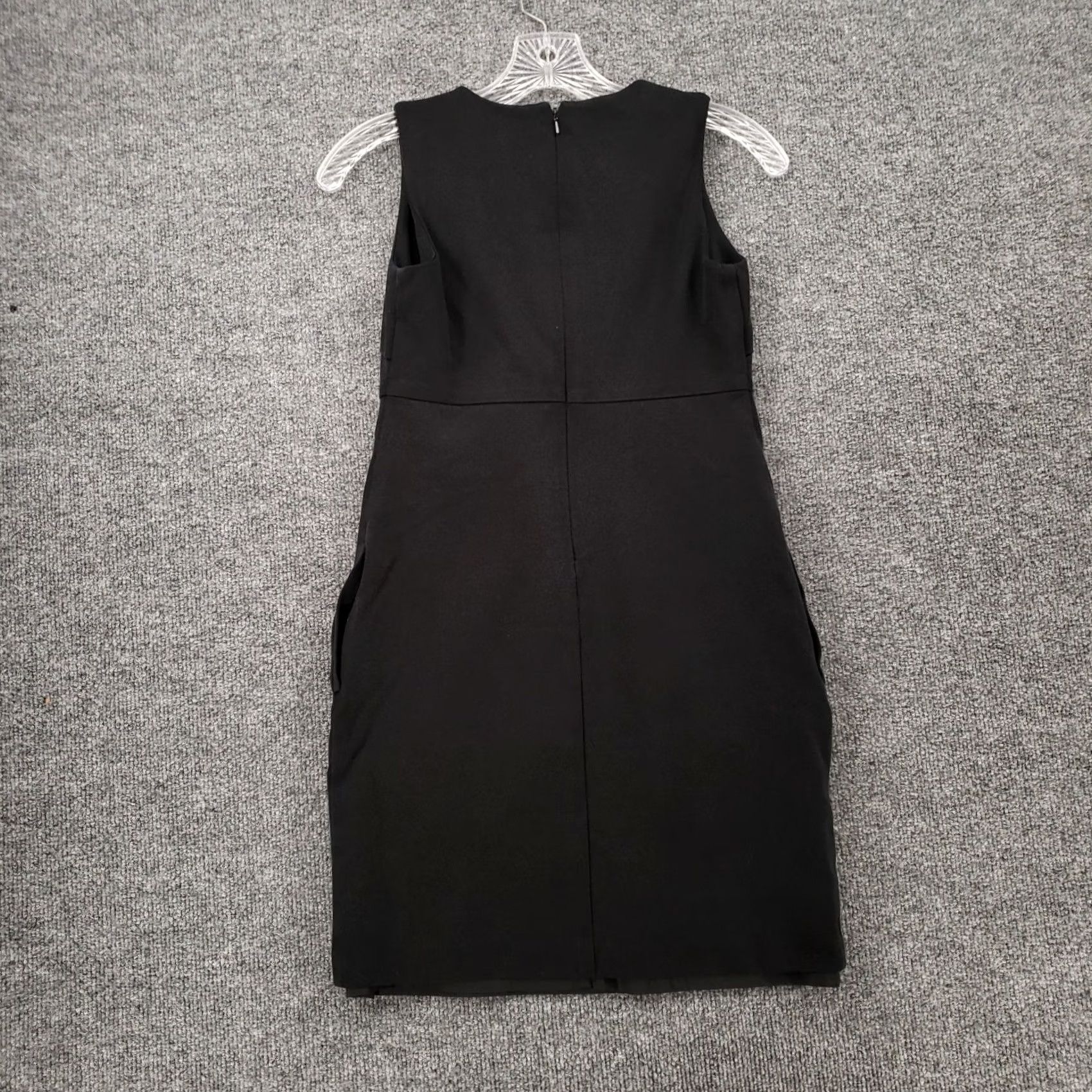 banana republic little black dress Womens A-Line Tank 100% Wool Sleeveless Si Banana Republic Material Banana Republic Women's Stretch-Cotton Cowl-Neck