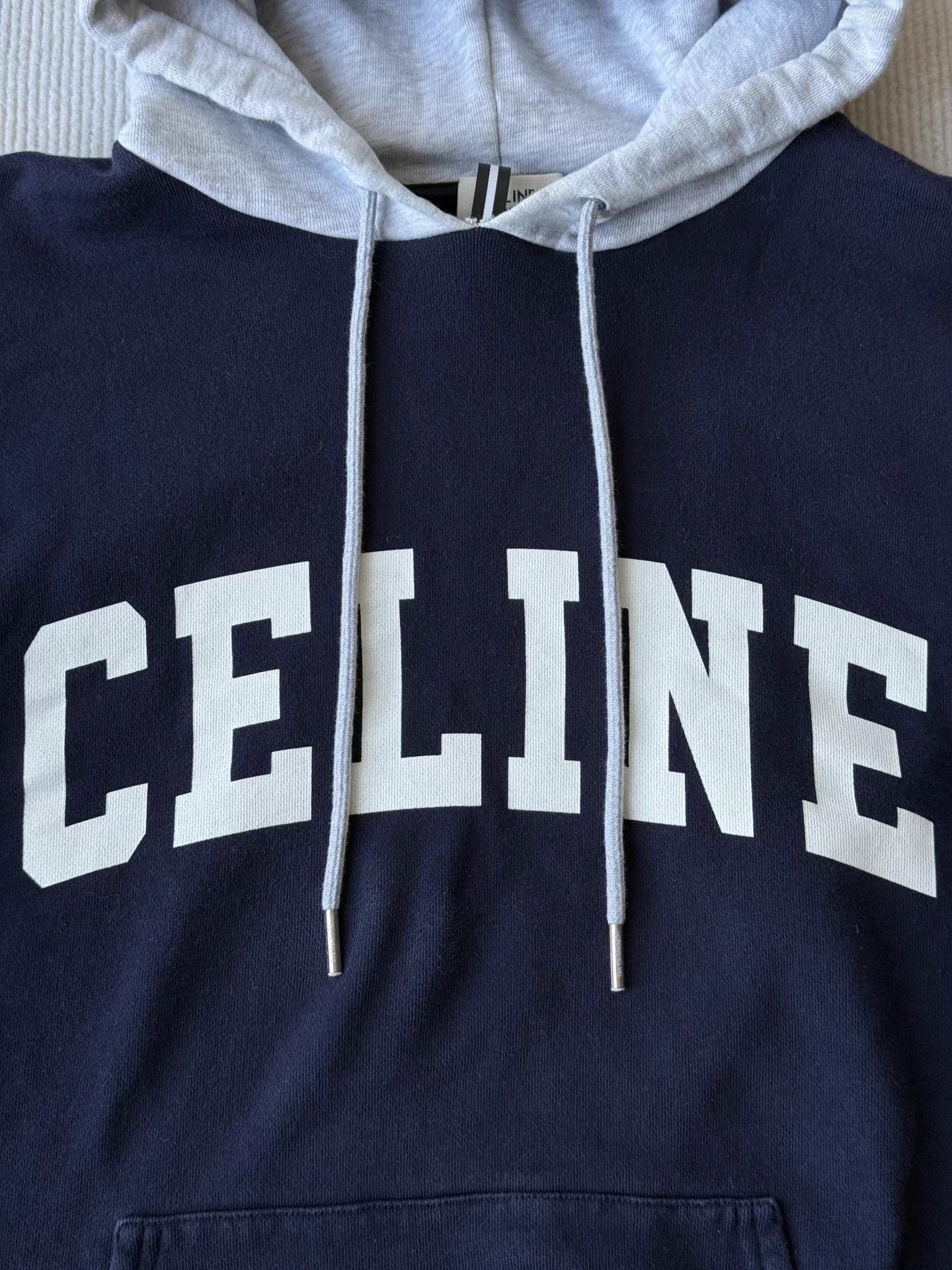 Celine Celine navy colorblock hoodie XS Size XS / US 0-2 / IT 36-38 - 3 Thumbnail