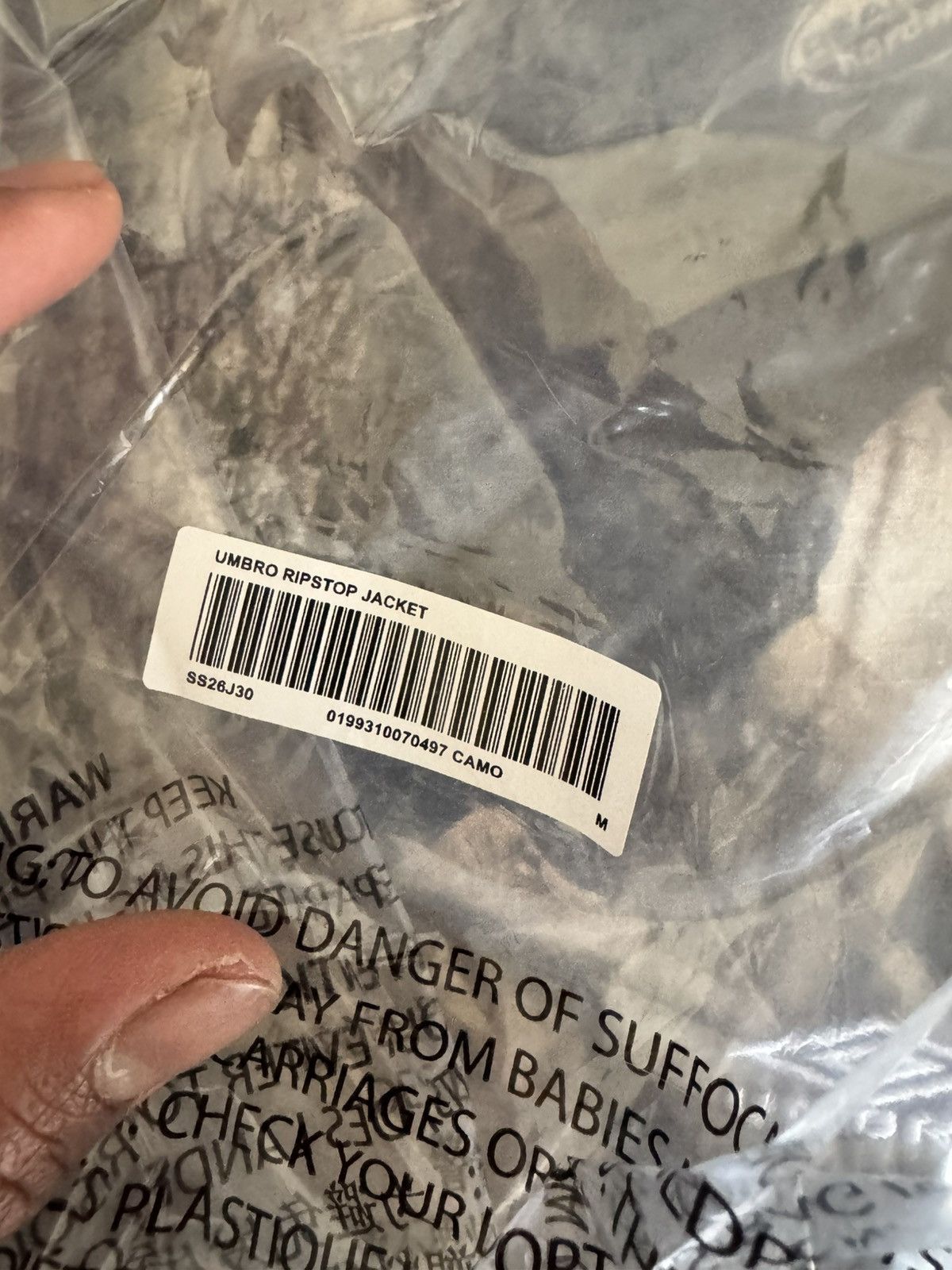Supreme × Umbro Supreme Umbro Cotton Ripstop Track Jacket Realtree Size US M / EU 48-50 / 2 - 10 Thumbnail
