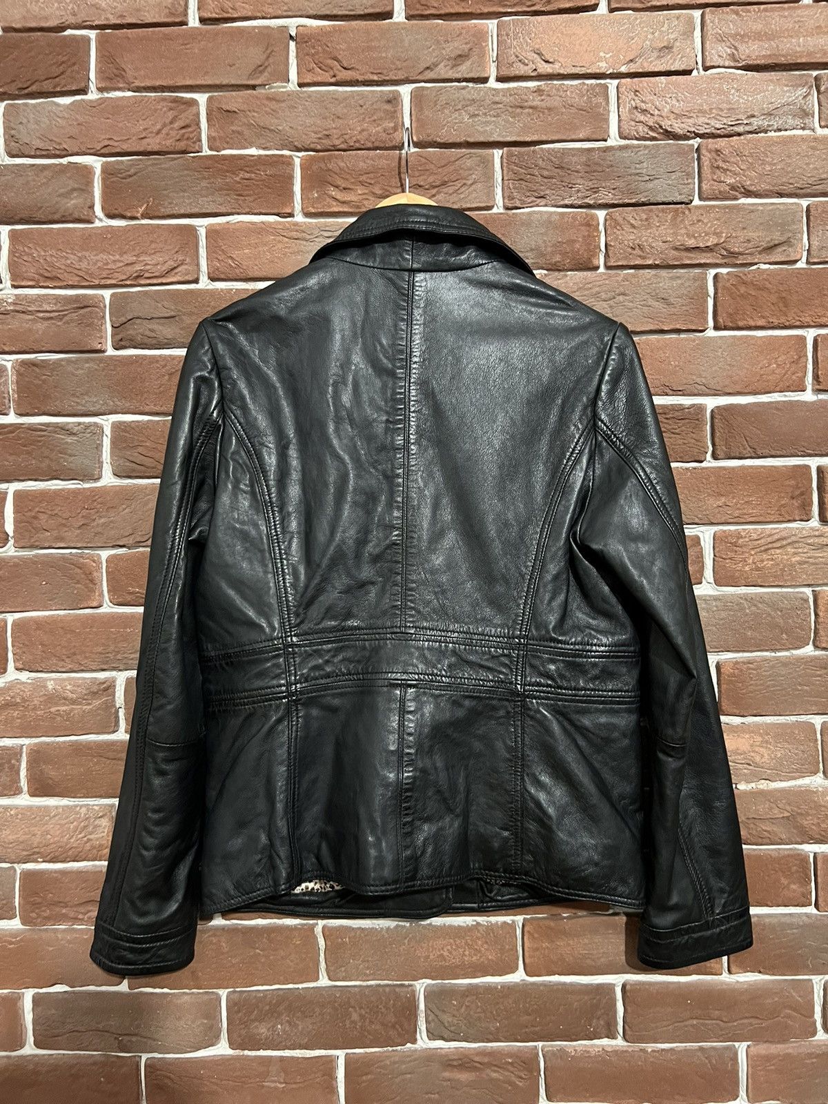 Leather Schott Lamb Skin M Casual Leather Jacket USA Rare Rock Roll Size M / US 6-8 / IT 42-44 - 2 Thumbnail