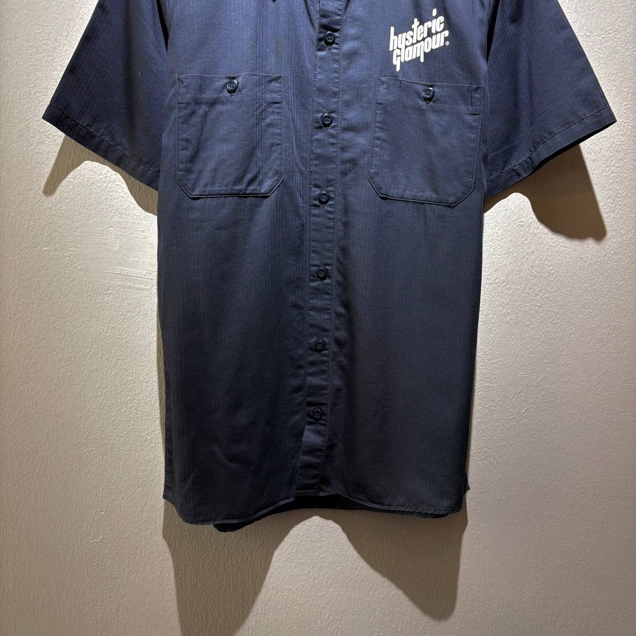 Hysteric Glamour Hysteric Glamour Sexy Guitar Girl Dark Blue Work Shirt Size US L / EU 52-54 / 3 - 4 Thumbnail