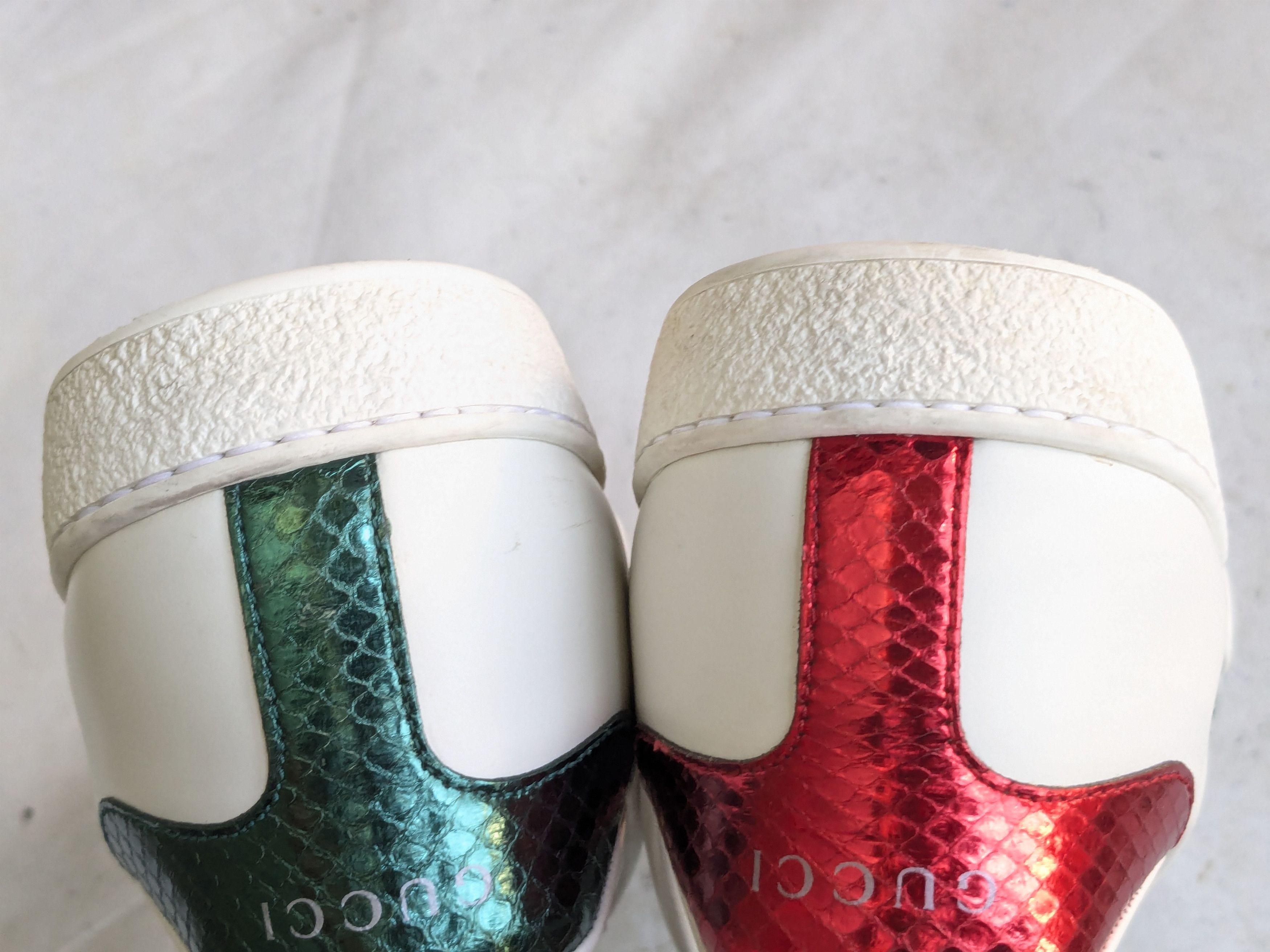 Gucci Gucci Ace Sneakers White 10 Bee Low Tops 429446 Size US 10 / EU 43 - 3 Thumbnail