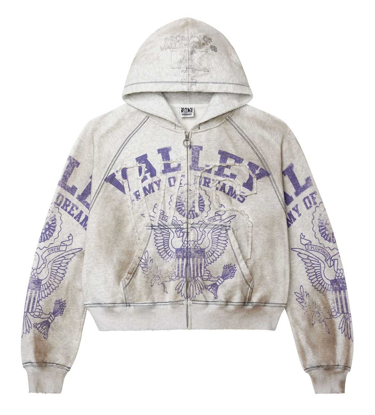 Vale Forever Army Zip Up Grey Size US XL / EU 56 / 4 - 1 Thumbnail