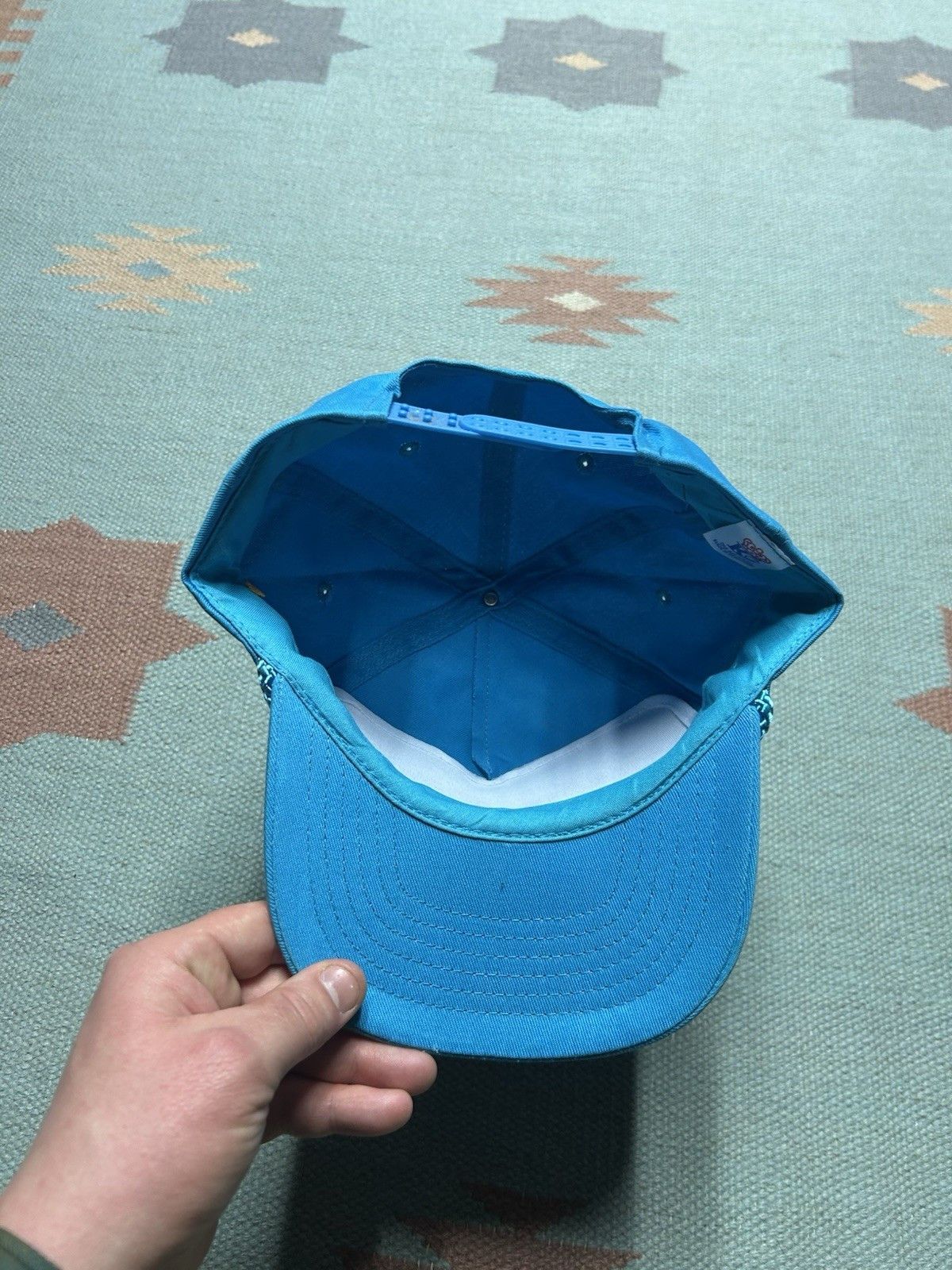 Vintage Vtg SnapBack hat Hamilton’s RV Saginaw Michigan blue rope Size ONE SIZE - 5 Thumbnail