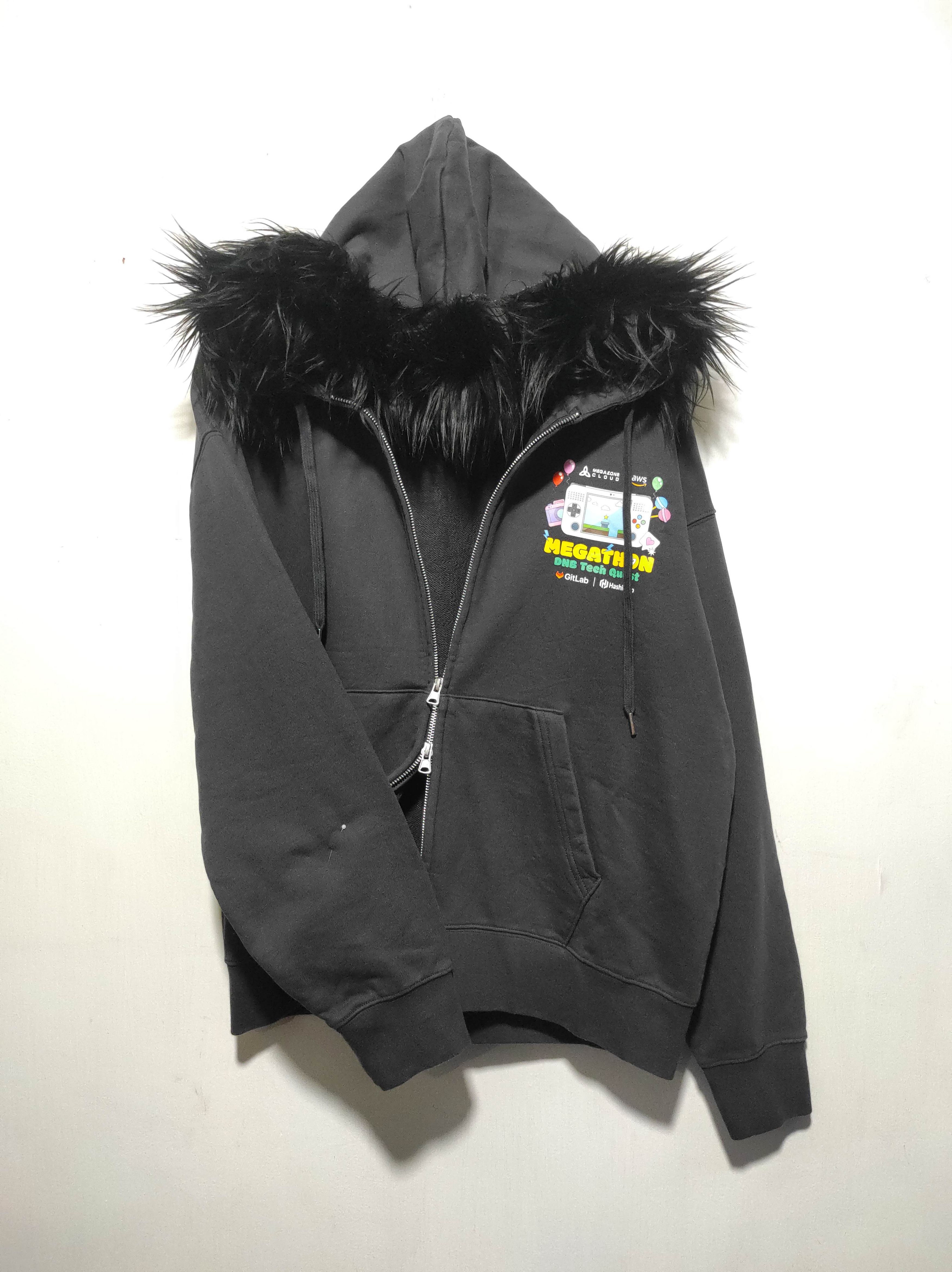 Japanese Brand Musinsa Standard Boxy Heavy Zipper Fur Hoodie LGB style Size US XL / EU 56 / 4 - 2 Thumbnail
