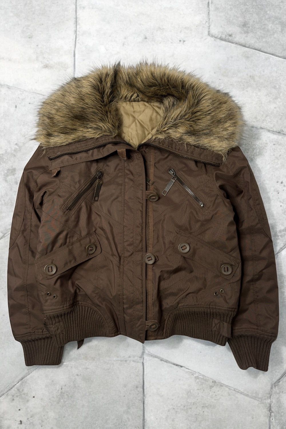 Vintage Vintage avant garde fur jacket if6was9 l.g.b. n2b sk8 drip Size US M / EU 48-50 / 2 - 1 Thumbnail