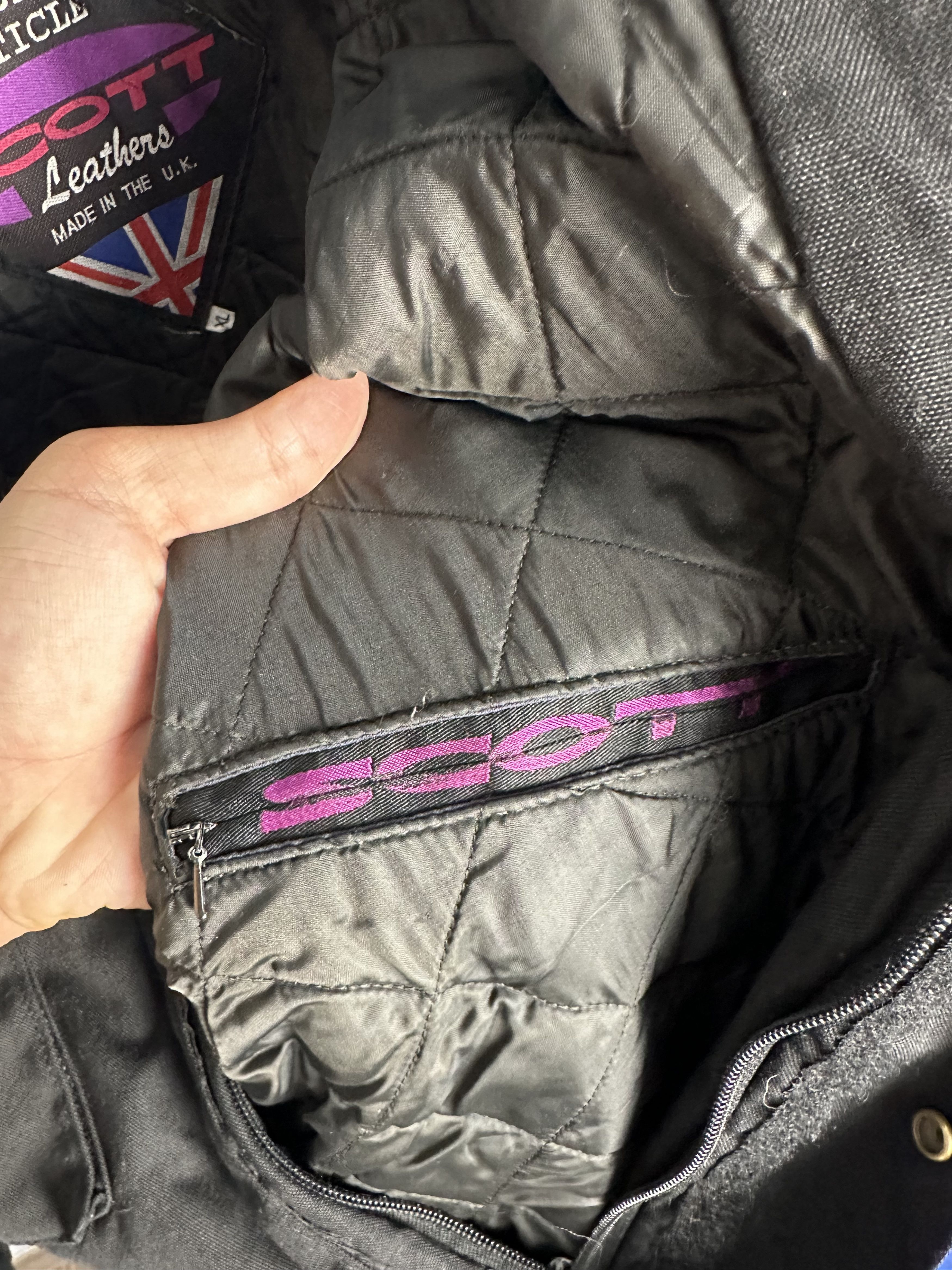 Japanese Brand KAWASAKI 90s Vintage Scott Leathers Keprotec Kevlar Jacket Size US XL / EU 56 / 4 - 7 Thumbnail
