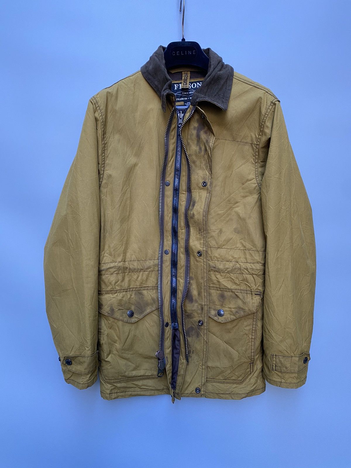 FILSON フィルソンBelltown waxed denim jacket FILSON Belltown waxed denim jacket USA製 - メルカリ