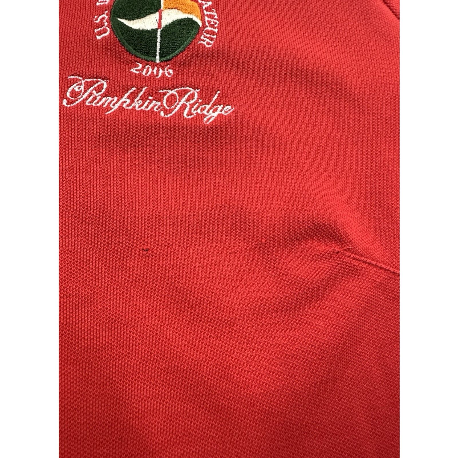 Nike VINTAGE Nike Shirt Womens Small 4-6 Red Dri-Fit Golf Polo Pumpkin Ridge 2006 Womens Size S / US 4 / IT 40 - 2 Thumbnail