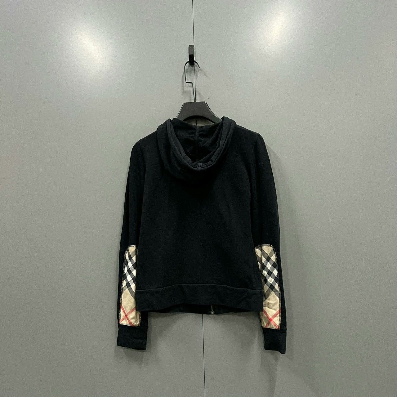 Burberry Burberry Check Panel Zip Hoodie Size US S / EU 44-46 / 1 - 2 Thumbnail