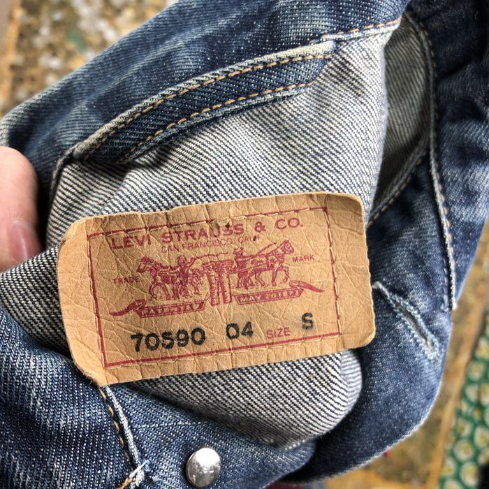 Fake hot sale levis jacket