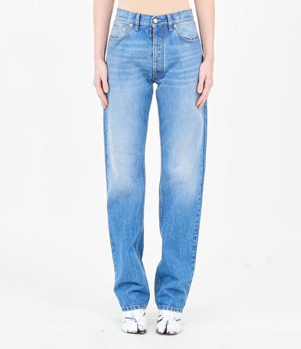 Maison Margiela o1bcso1str0226 L’s Wash Slim Jeans in Blue Size 30" / US 8 / IT 44 - 1 Thumbnail